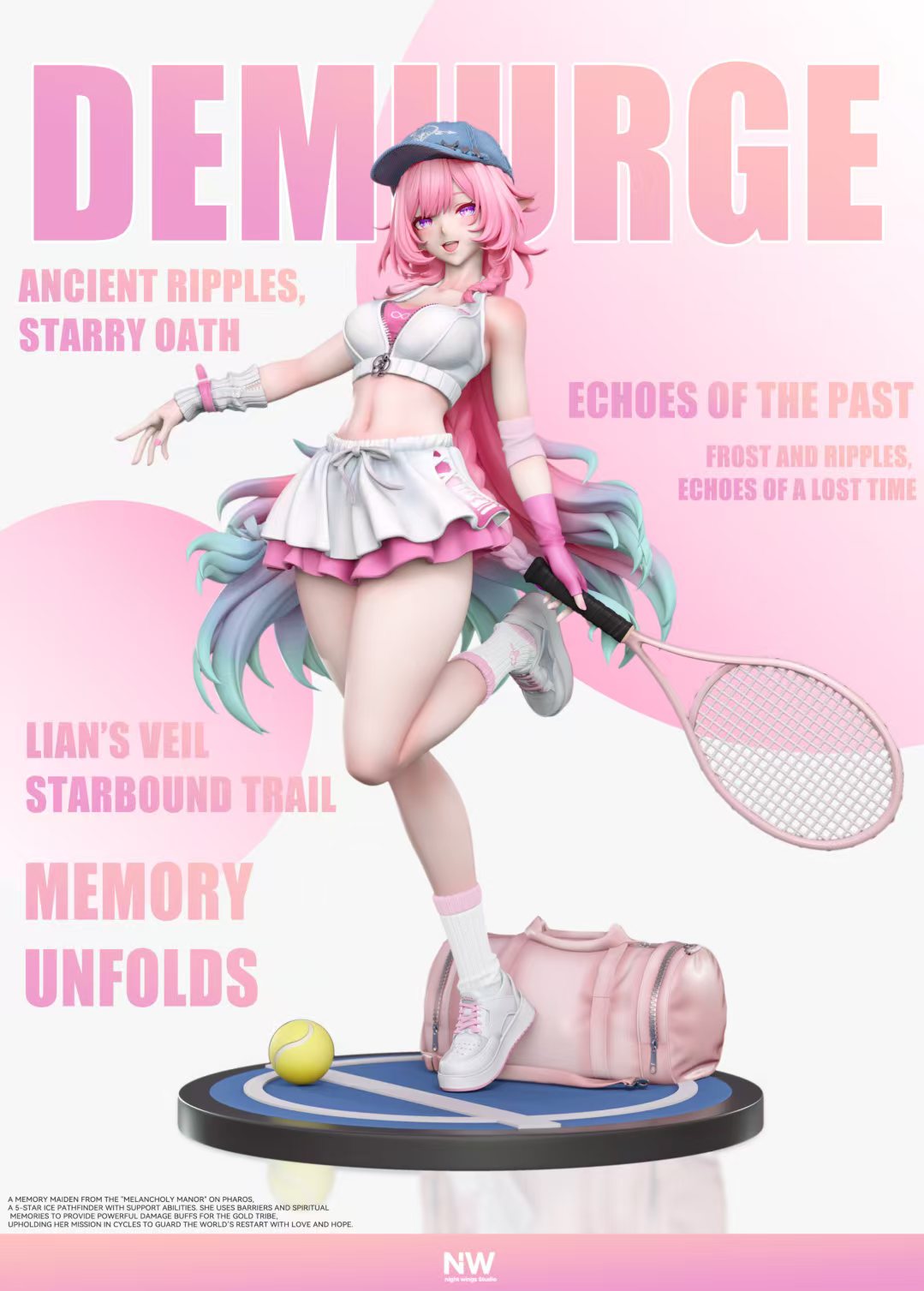 Tennis Girl figure