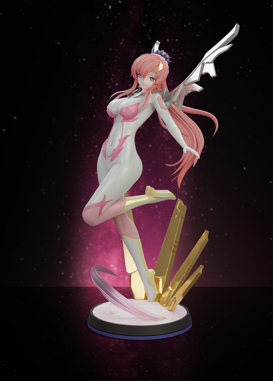 Lacus Clyne figure left