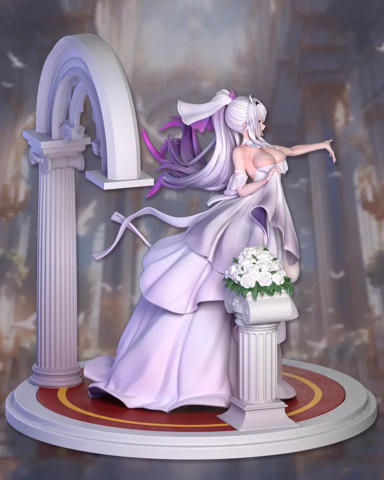 [Pre-order] 1/6 Wedding Dress Kiana Kaslana-Arctic wolf Studio