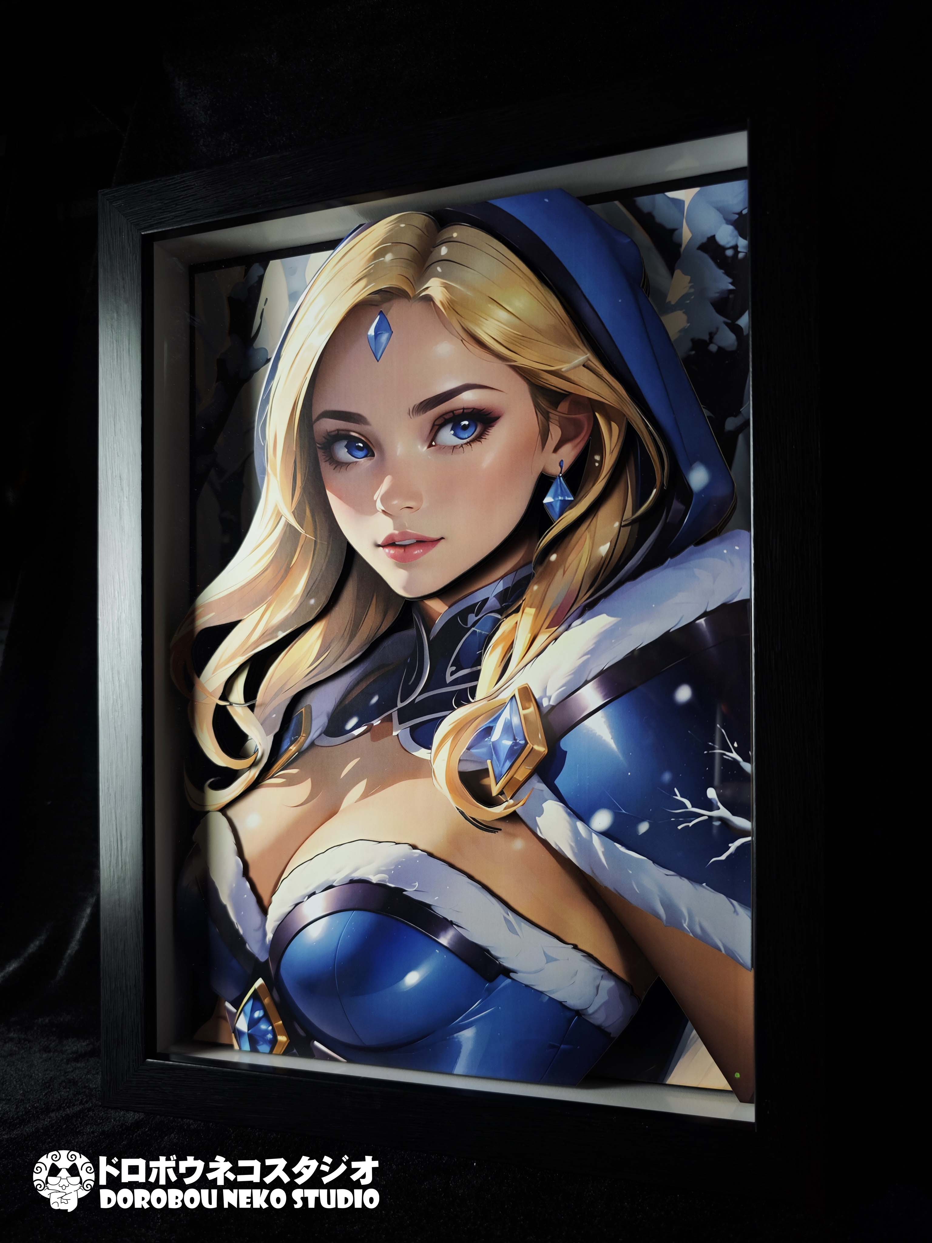 [In Stock] Crystal Maiden 3D Decorative Painting- Dorobou Neko Studio