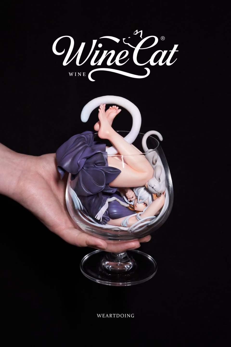 [Pre-order] 1/6 Wine Cat - Blue & Red - WEARTDOING
