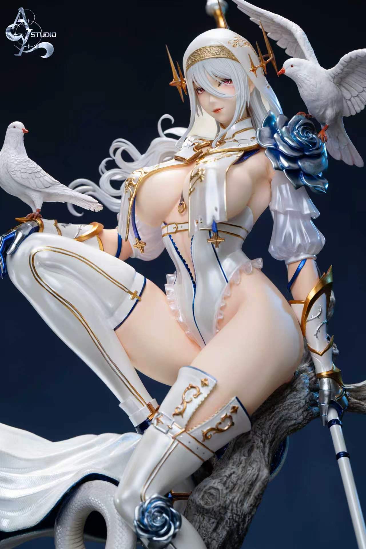 Oracle Nun hentai statue