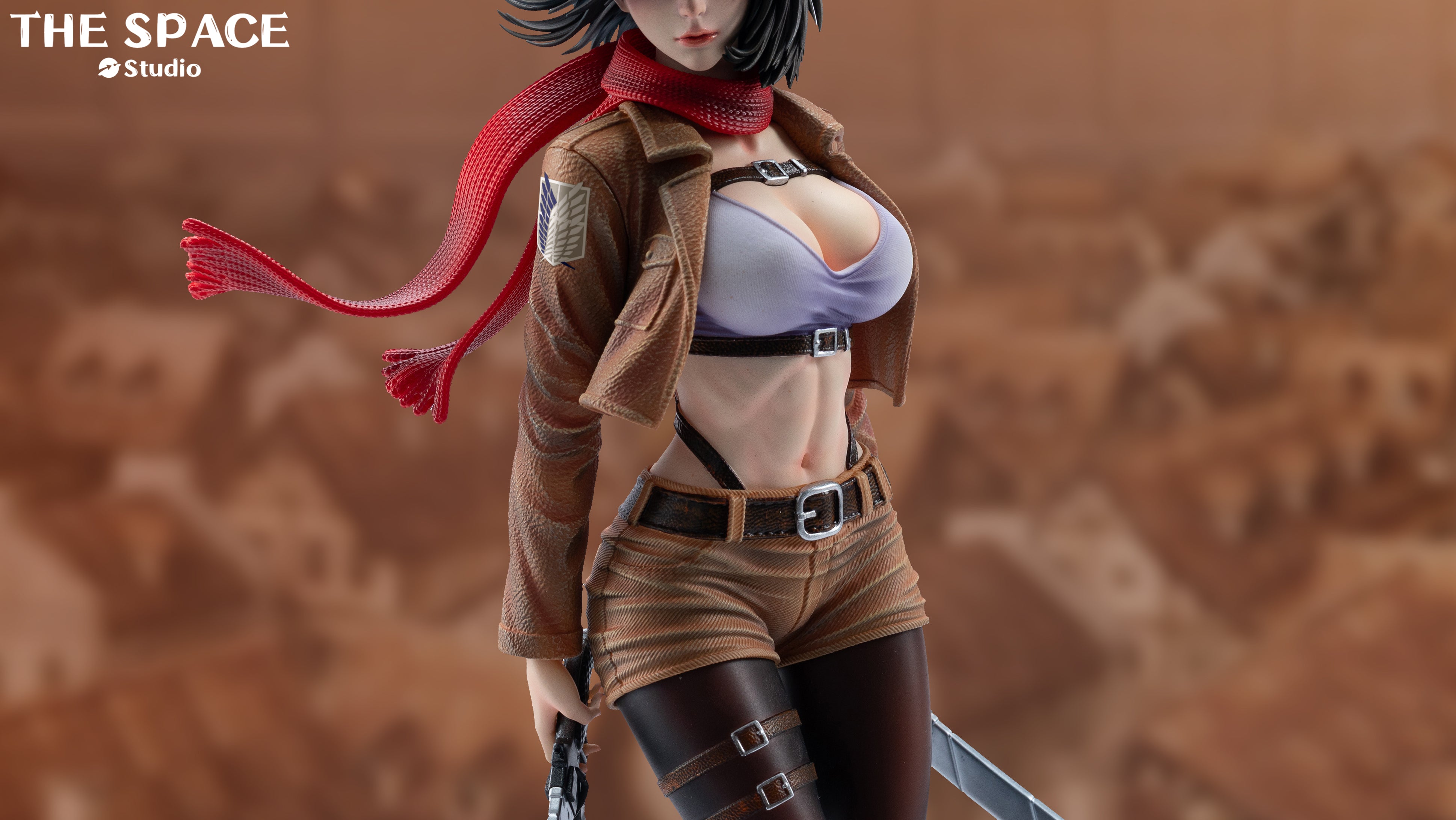[Pre-order] 1/6 & 1/4 Mikasa Ackerman Statue - The Space