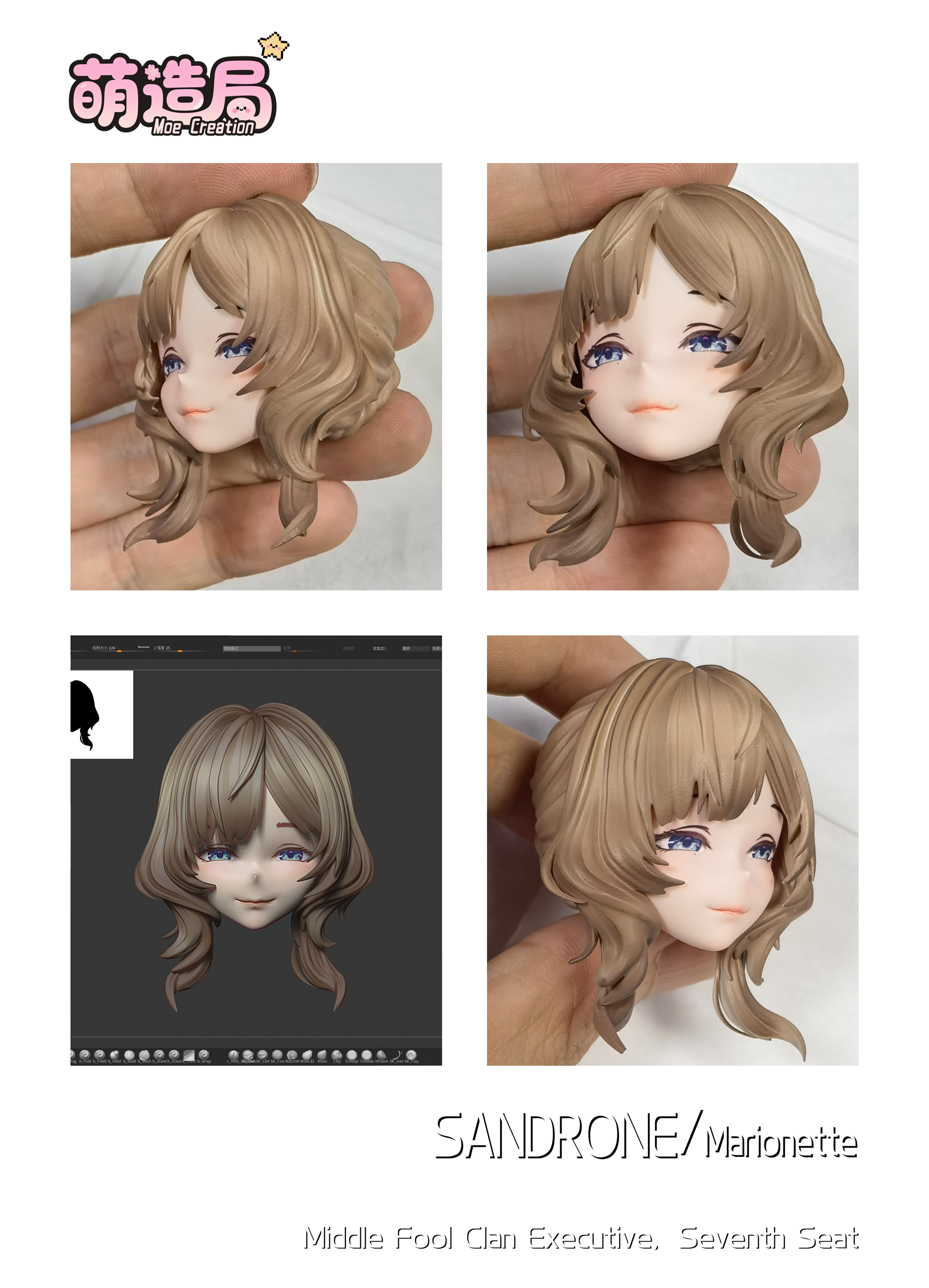 Sandrone hentai figure