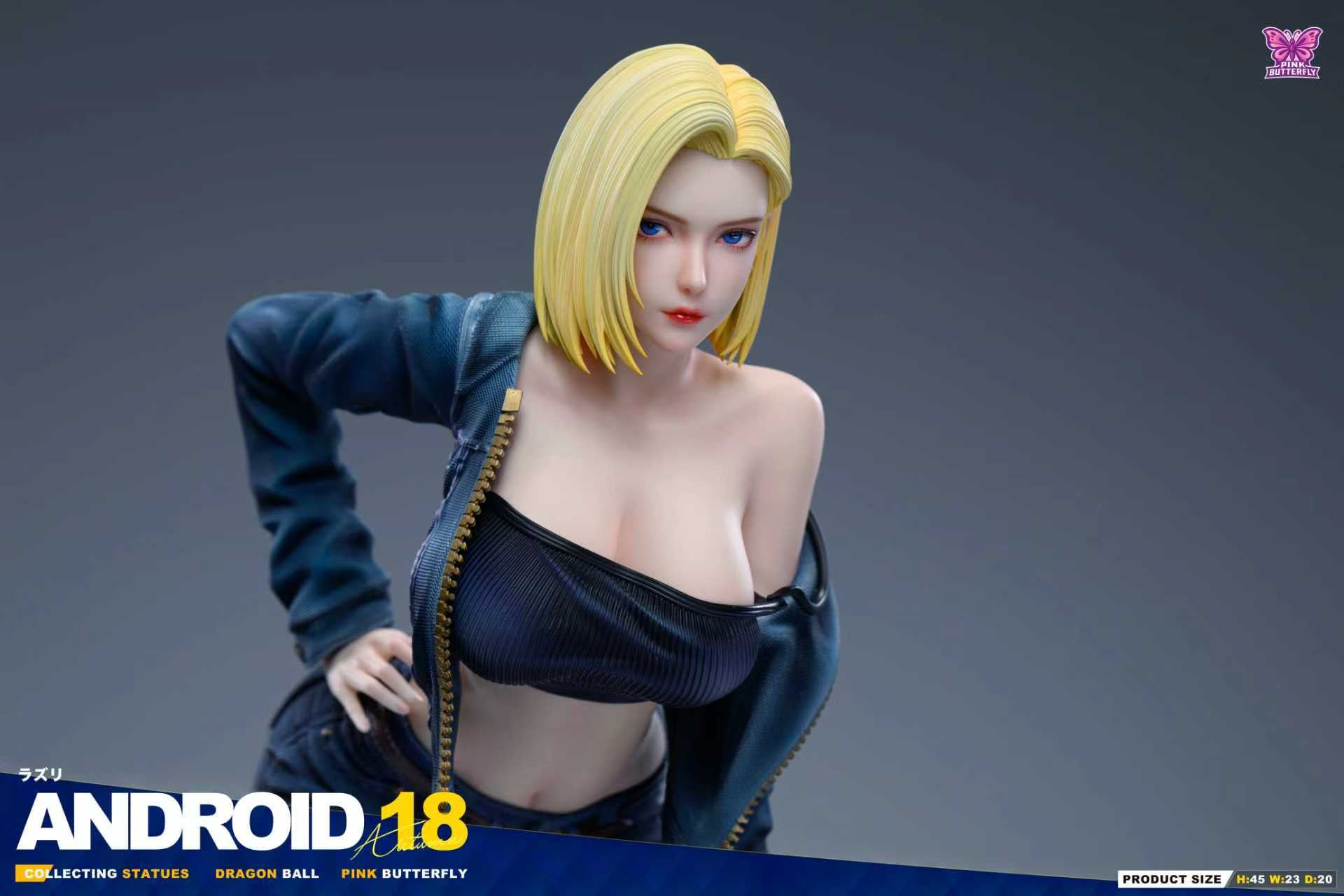 [Pre-order] 1/4 Android 18 Statue - Pink Butterfly Studio