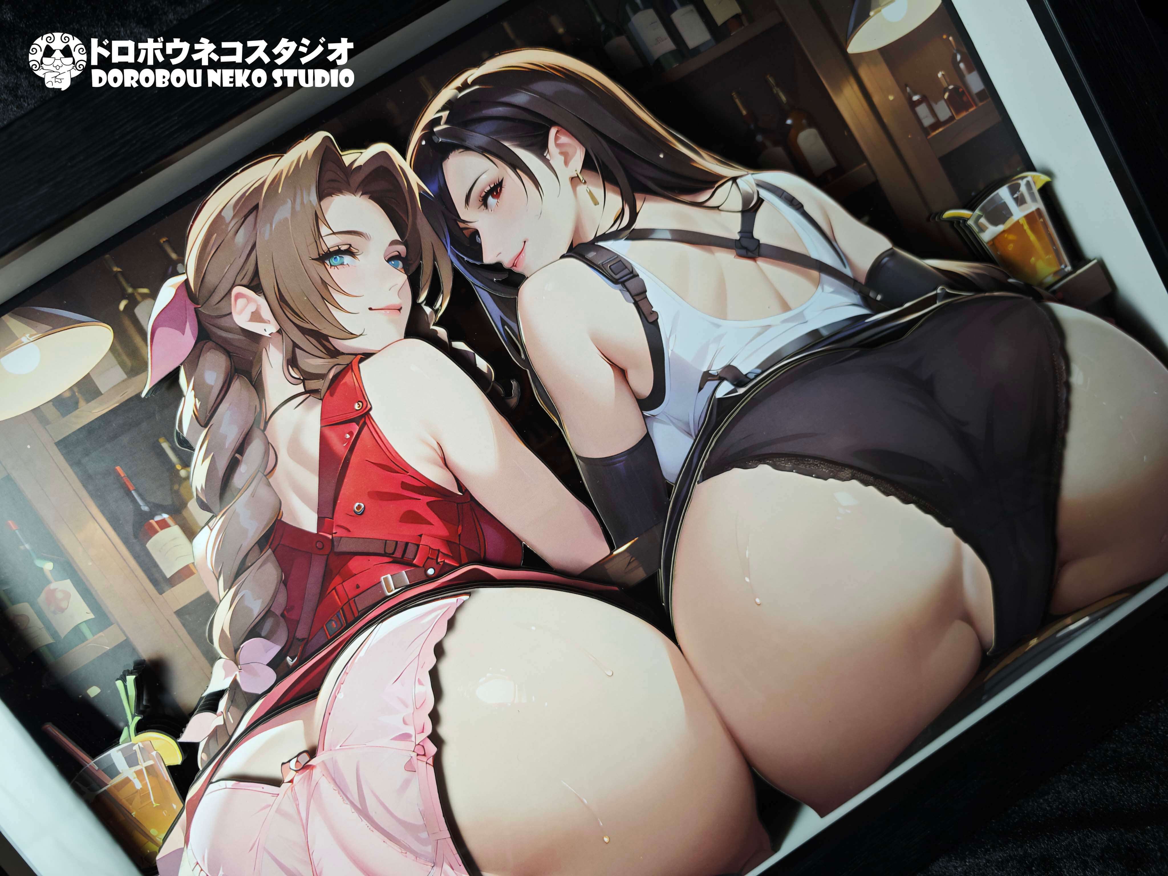 Alice and Tifa anime paint by numbers 1