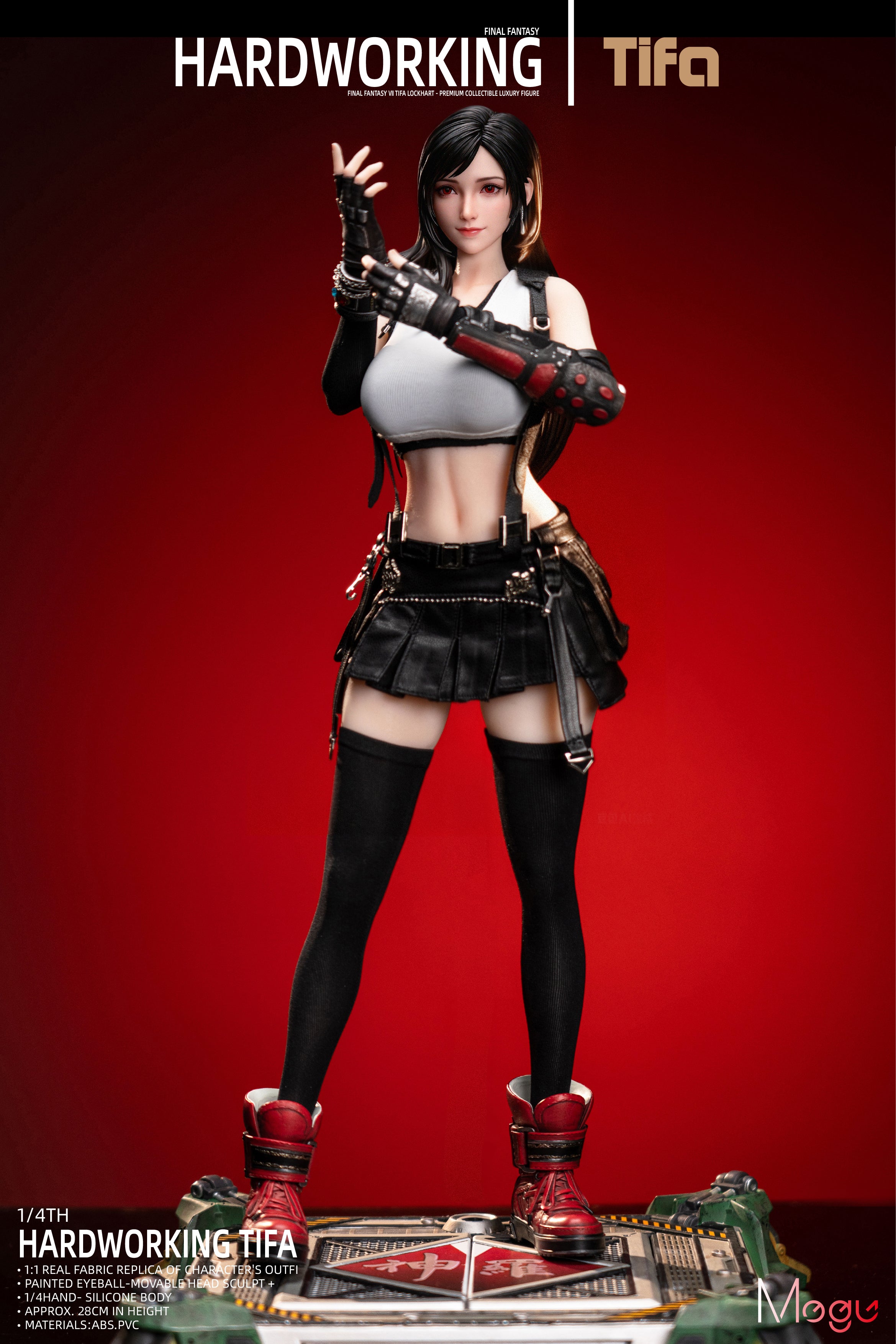 Tifa 1/4 Silicone Articulated Figure