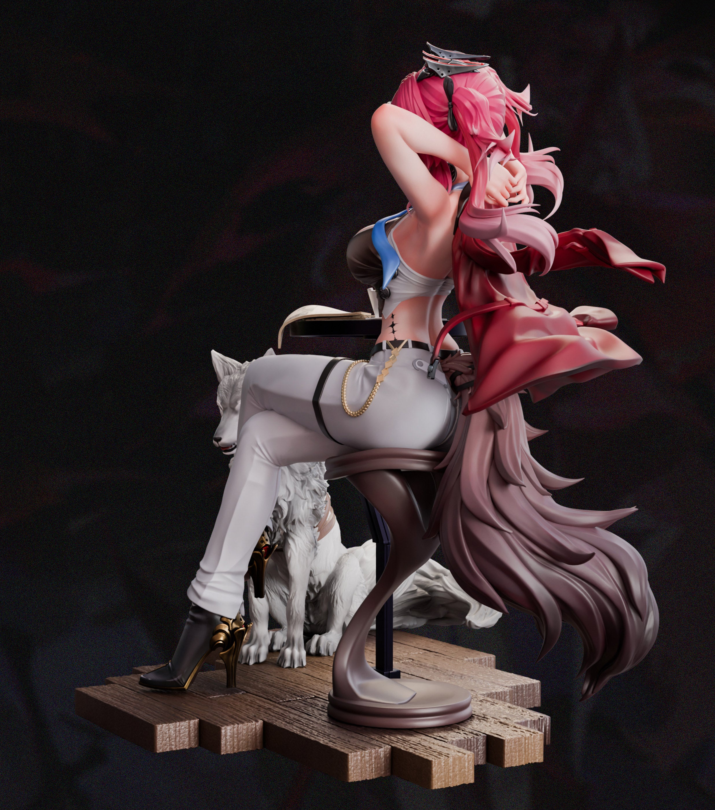 [Pre-order] 1/6 Flame Wolf Star Statue - MiYin Studio