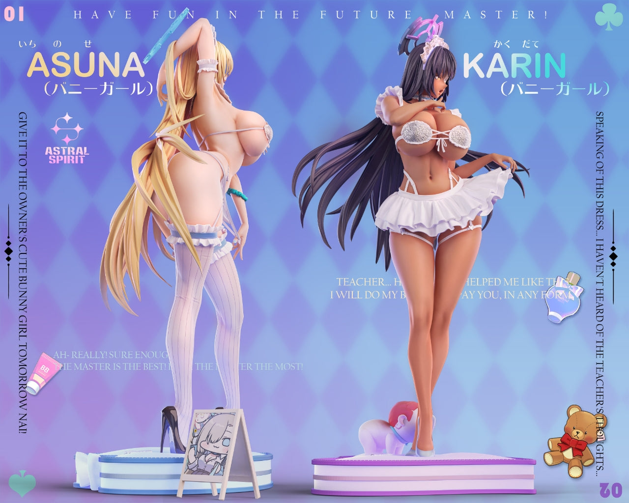 blue archive asuna arin hentai statue