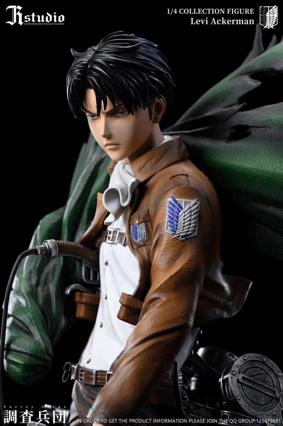 【Pre-order】1/4 Scale Levi Ackermann-Attack on Titan-JR studio