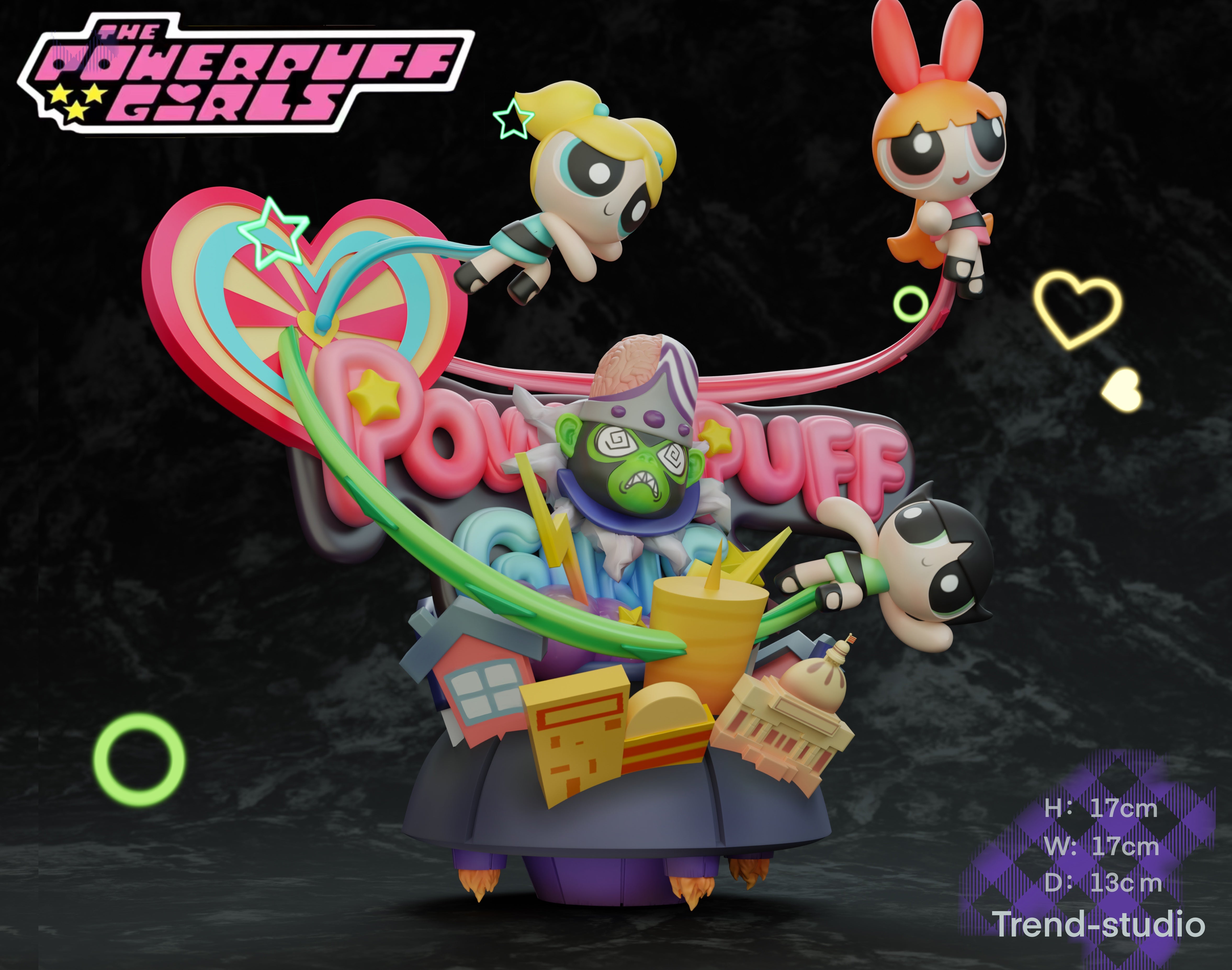 [Pre-order] The Powerpuff Girls vs. Mojo Jojo - Chaoshe Studio