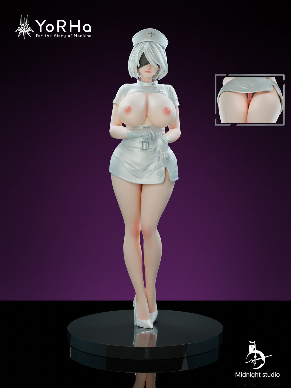 2b white nurse naked figure