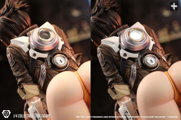 Tracer figure back nude anime figure