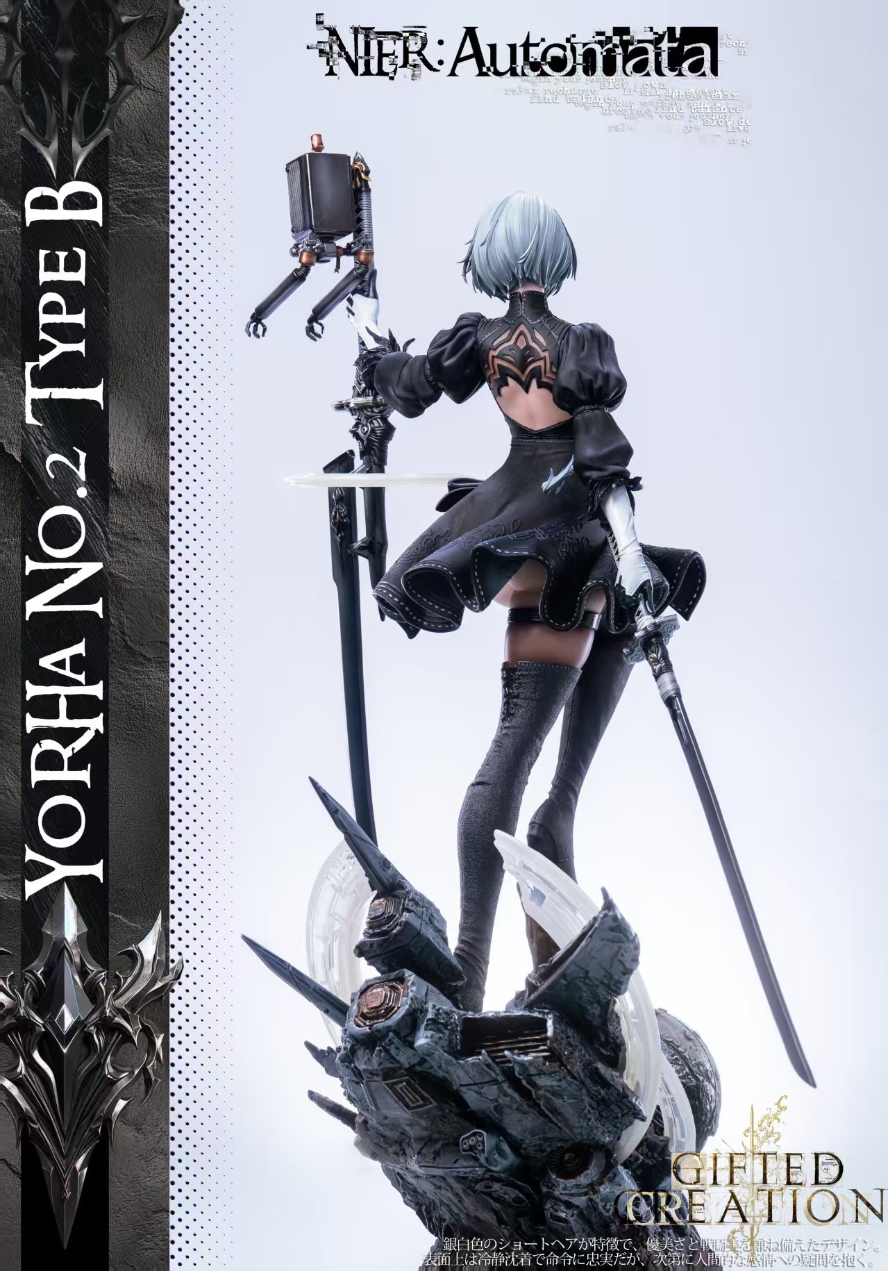 [Pre-order] 1/4 2B & Eve Statue - GC Studio