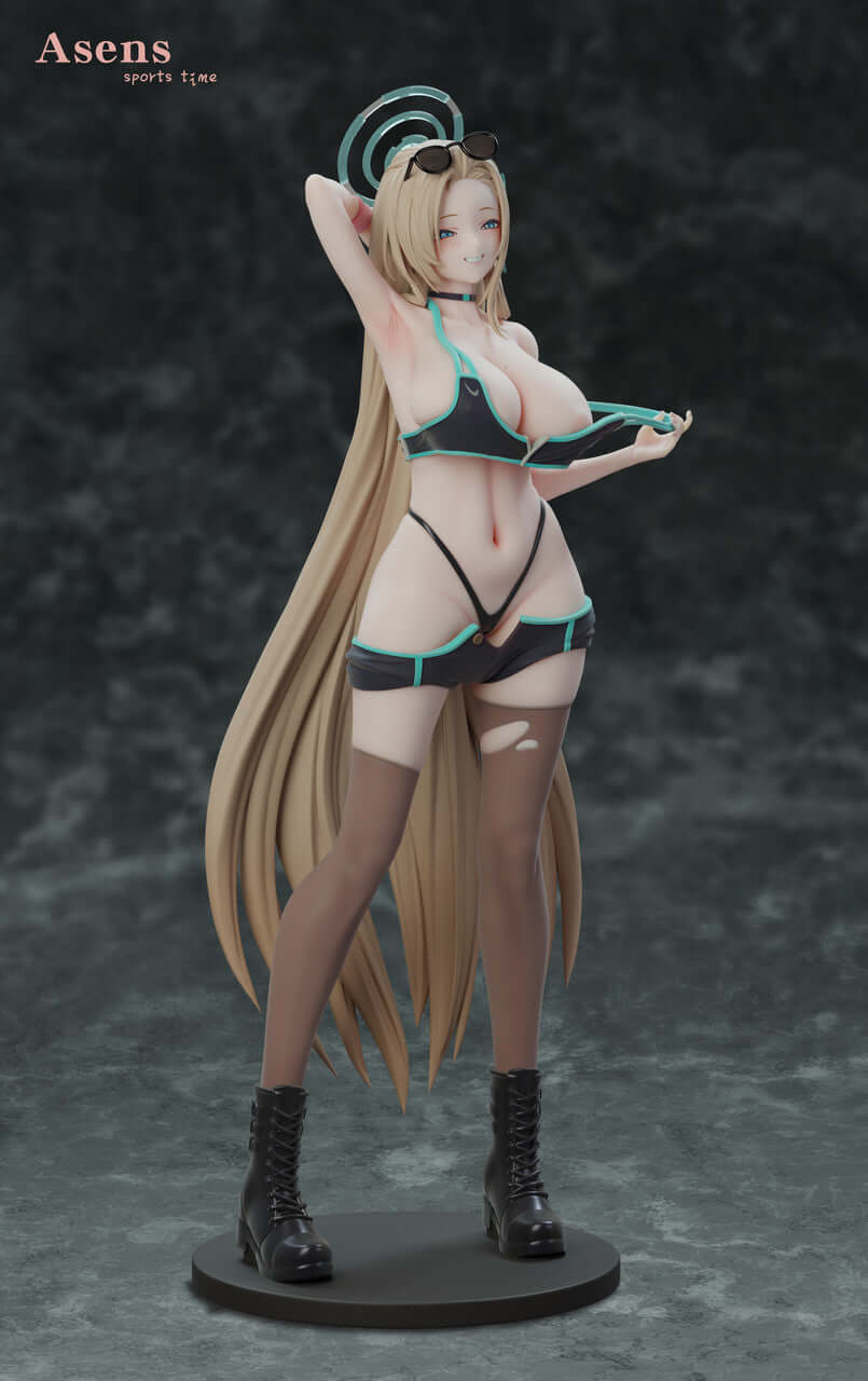 blue archive asuna figure