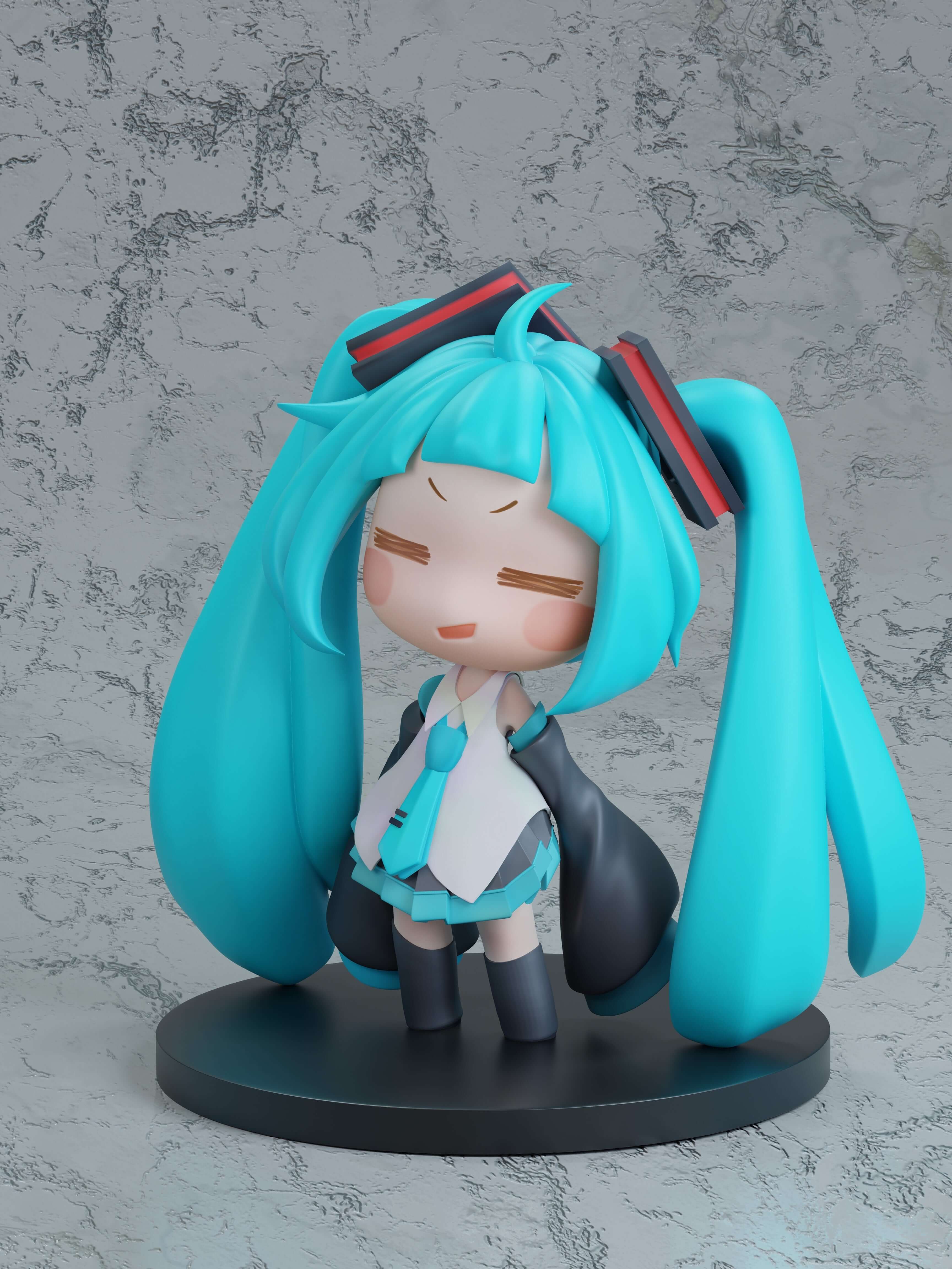 hatsune miku figure front