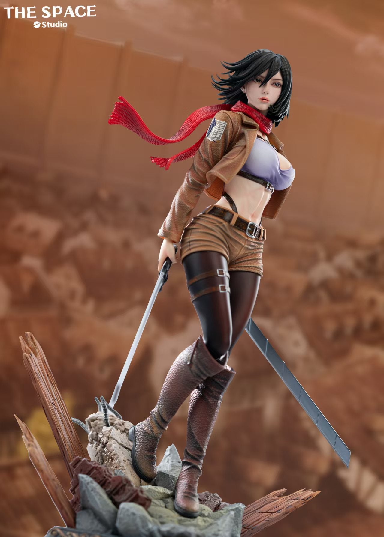 Mikasa Ackerman Attack on Titan Statue