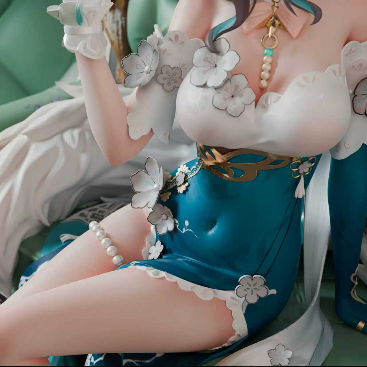 Ruan Mei anime statue