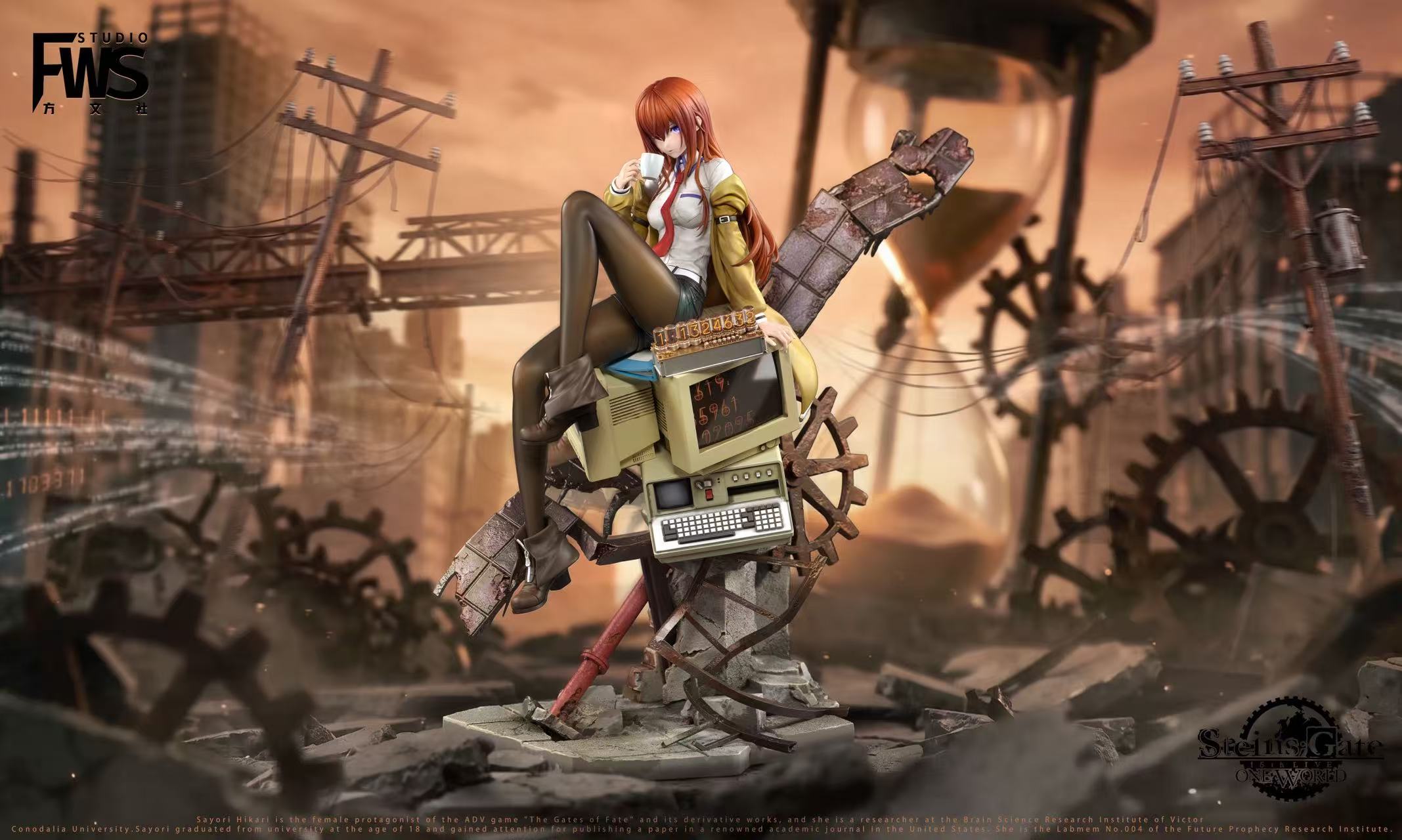 Kurisu Makise anime figure