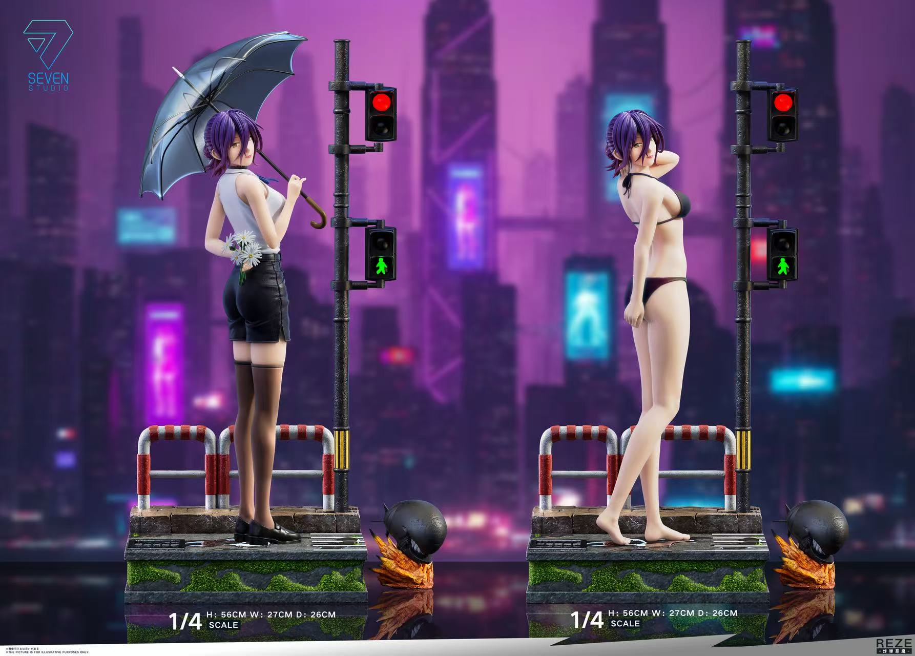 [Pre-order] 1/4 Reze Statue Chainsaw Man - Seven Studio