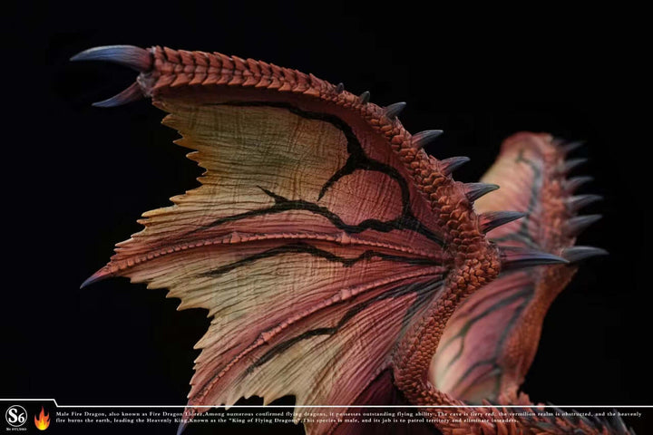 Monster Hunter's Lioleus GK figure, wings detail