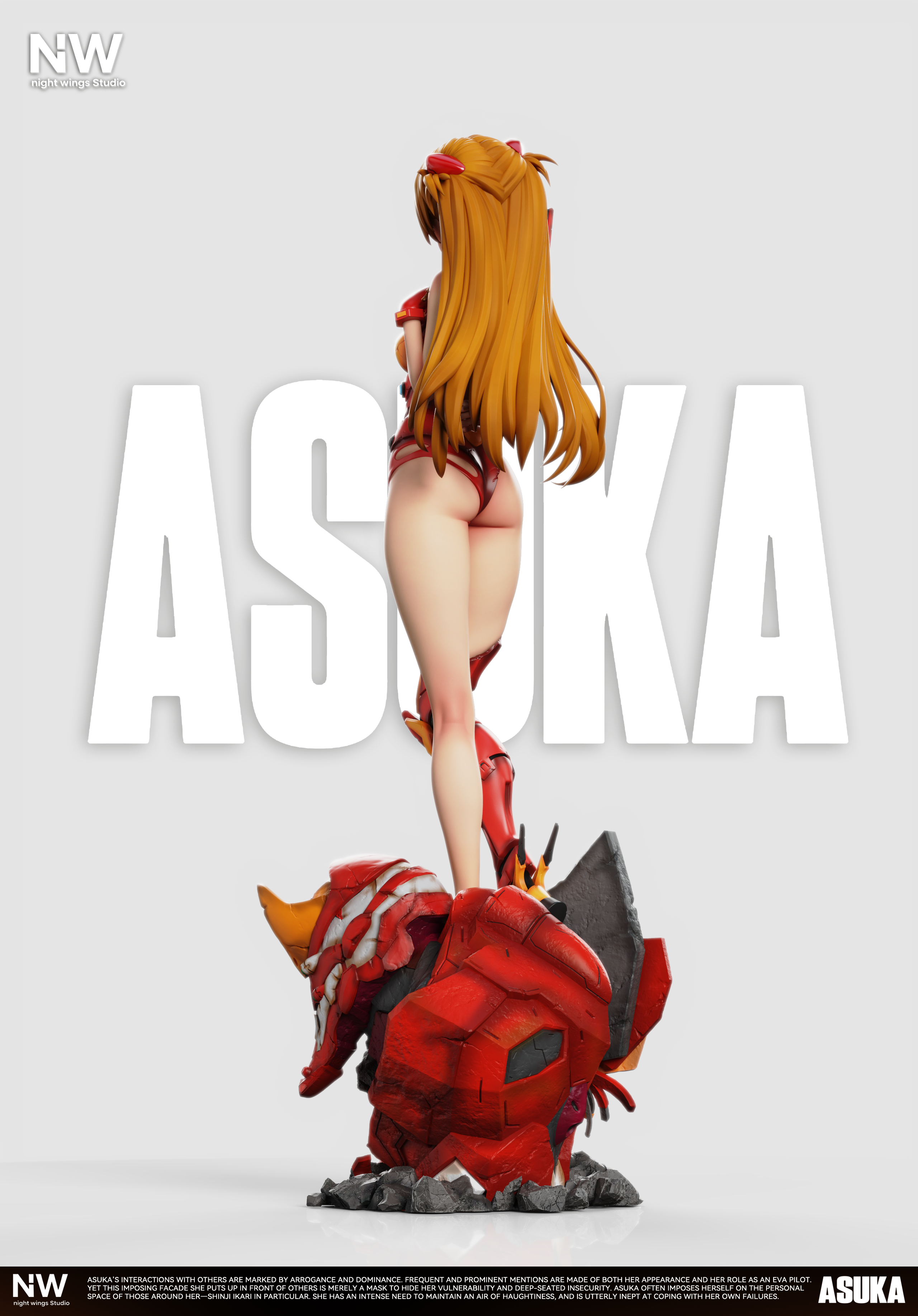 Asuka hentai statue