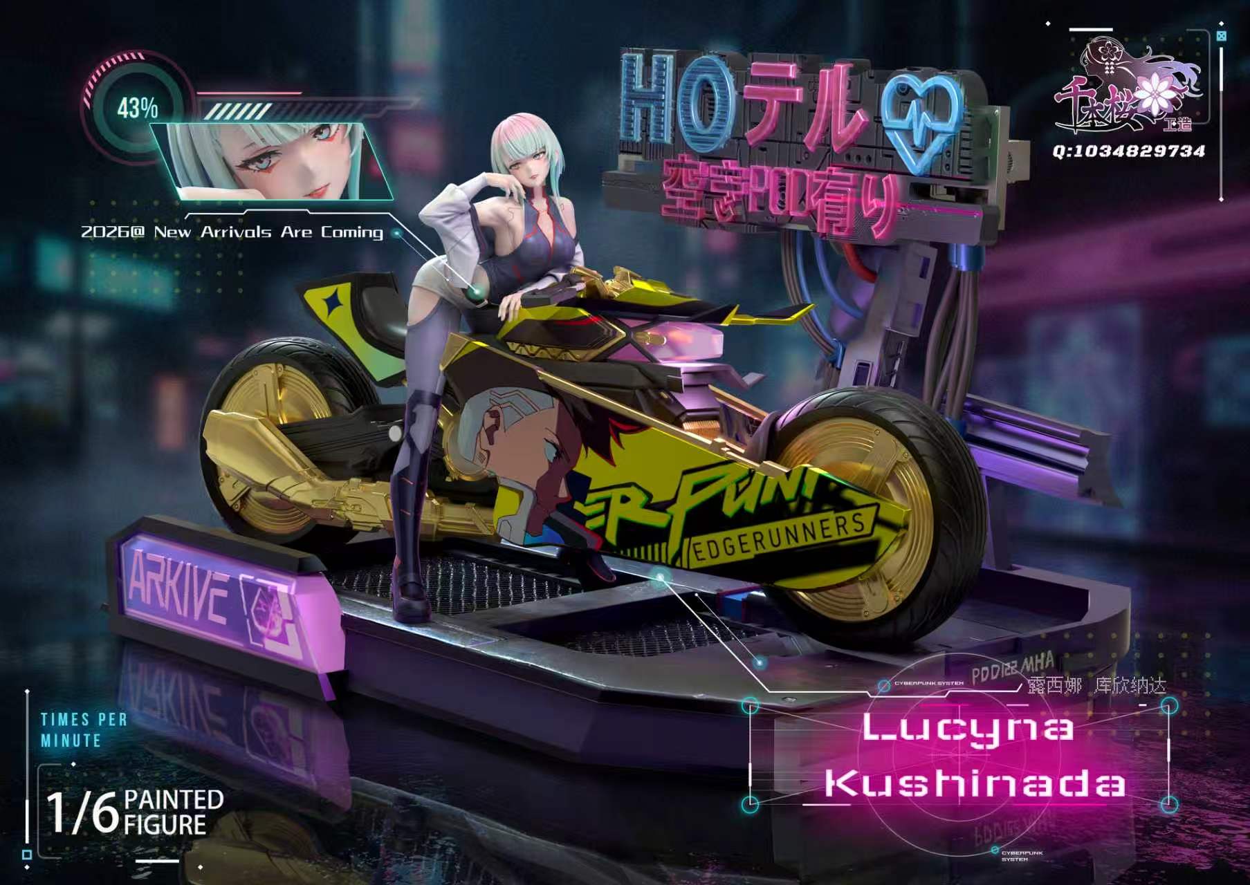 Lucy Cyberpunk 2077 figure