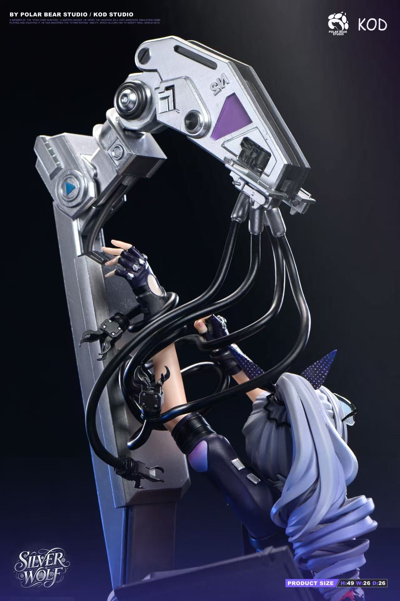 Silver Wolf hentai statue