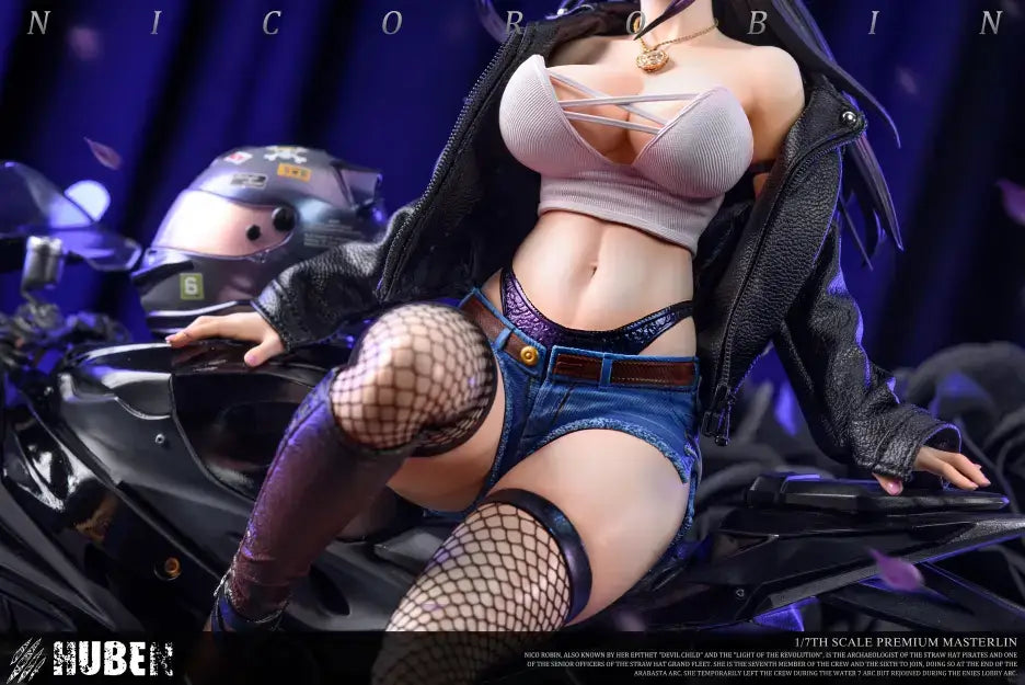 【Pre-order】1/7 Scale Motorcycle Girl 02 Robin-HuBen Studio