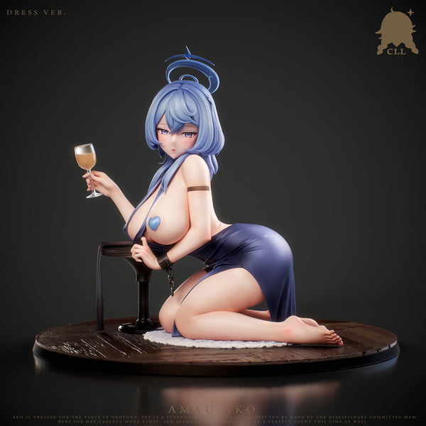 Amau Ako nude anime figure