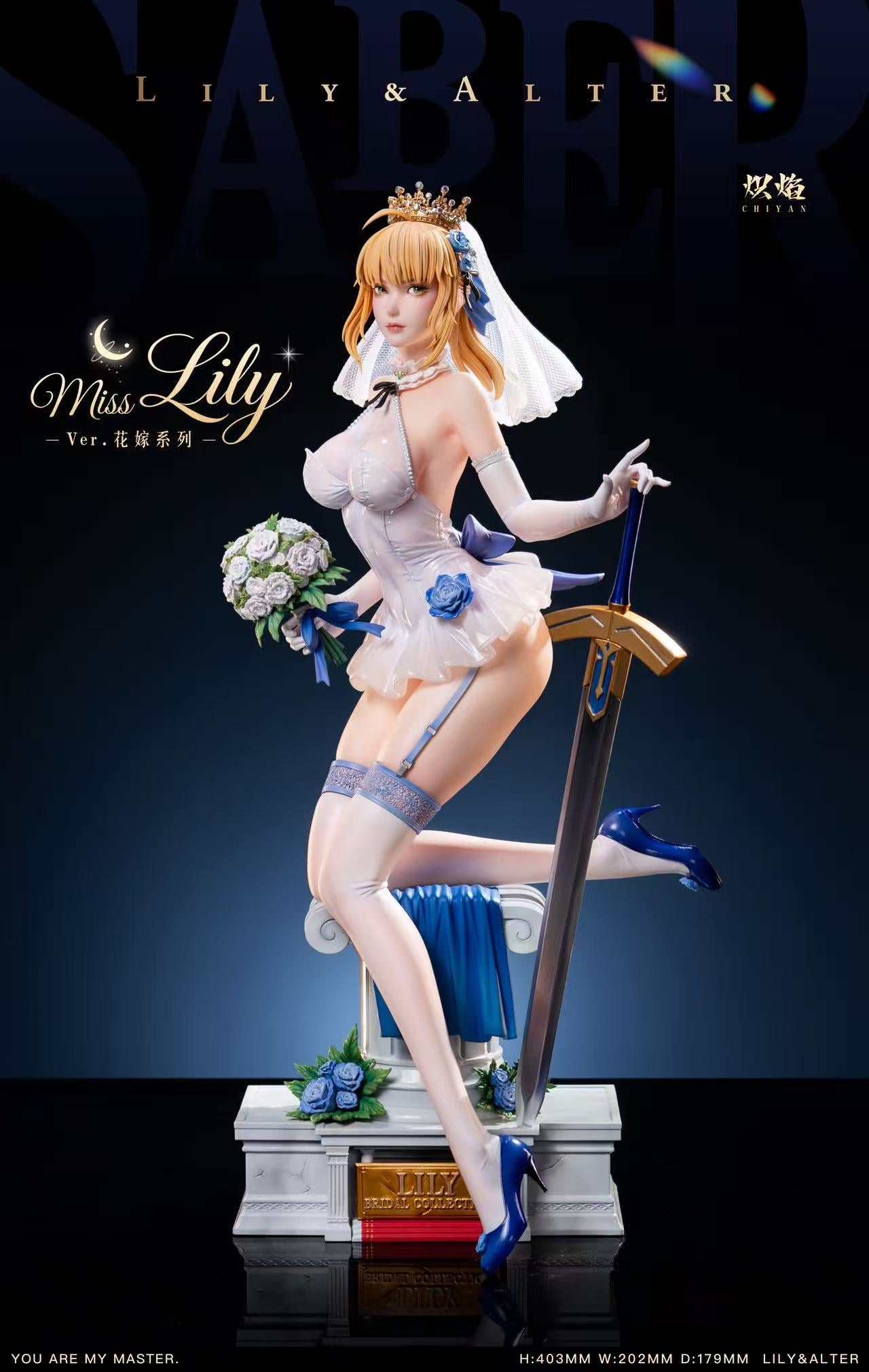 Wedding Dress Saber hentai figure