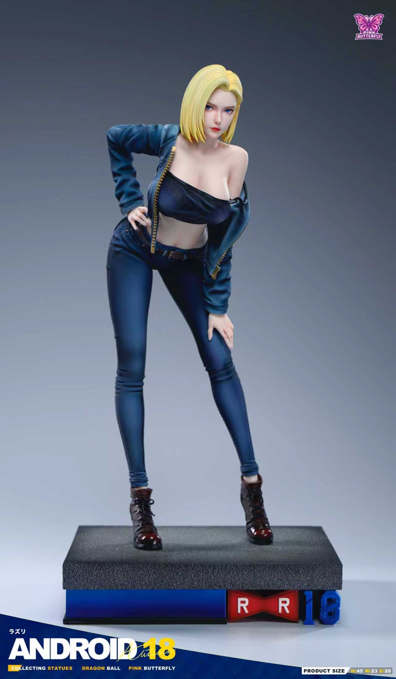 [Pre-order] 1/4 Android 18 Statue - Pink Butterfly Studio