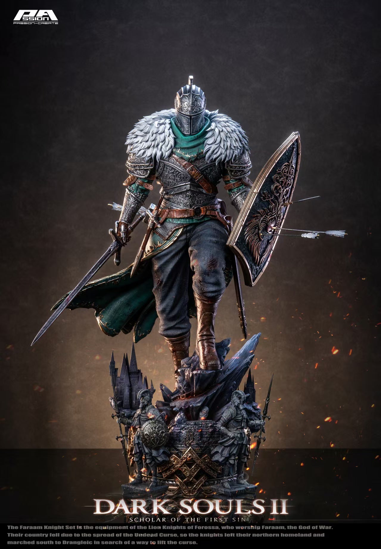 [Pre-order] 1/6 & 1/4 Dark Souls faraam knight Statue - PA Create