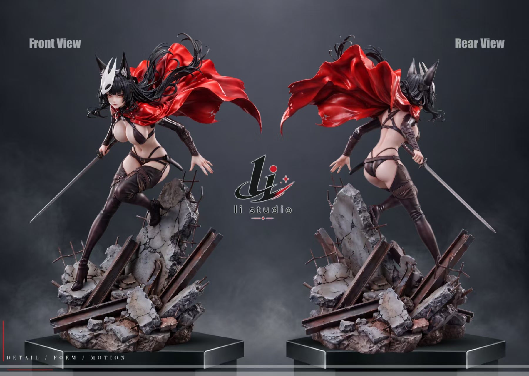 Hoshimi Miyabi hentai statue