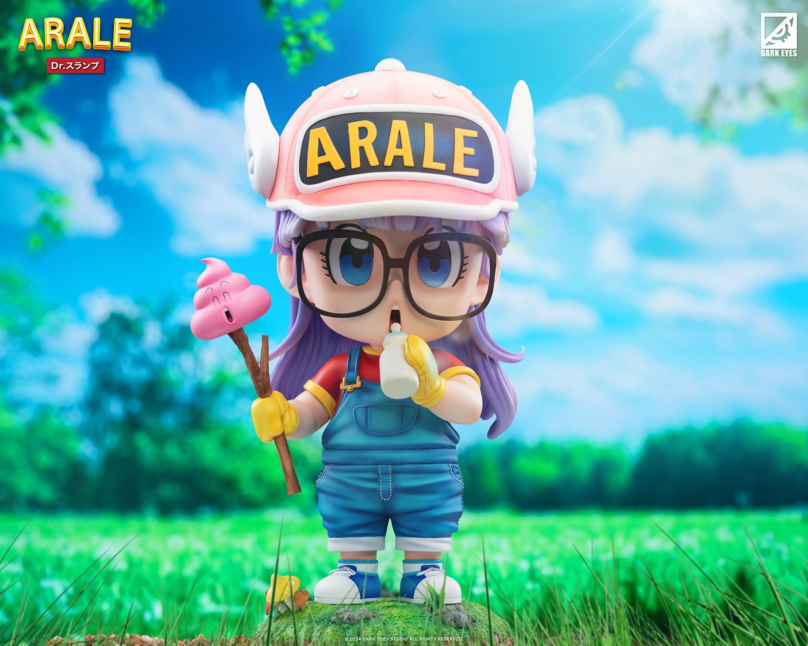 [Pre-order] 1/2 Milk Bottle Arale - Dark Eyes-Studio