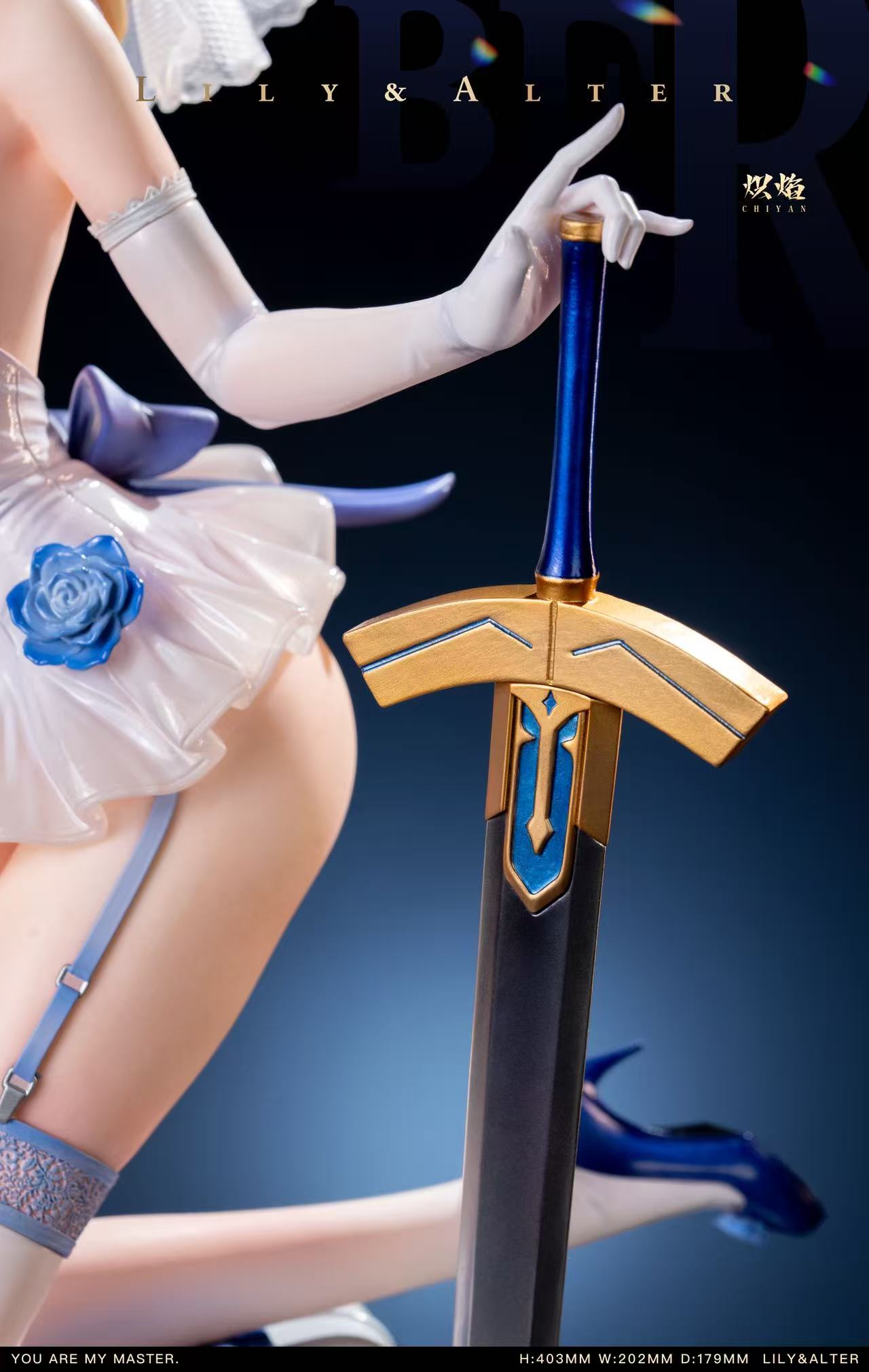 Saber hentai anime figure