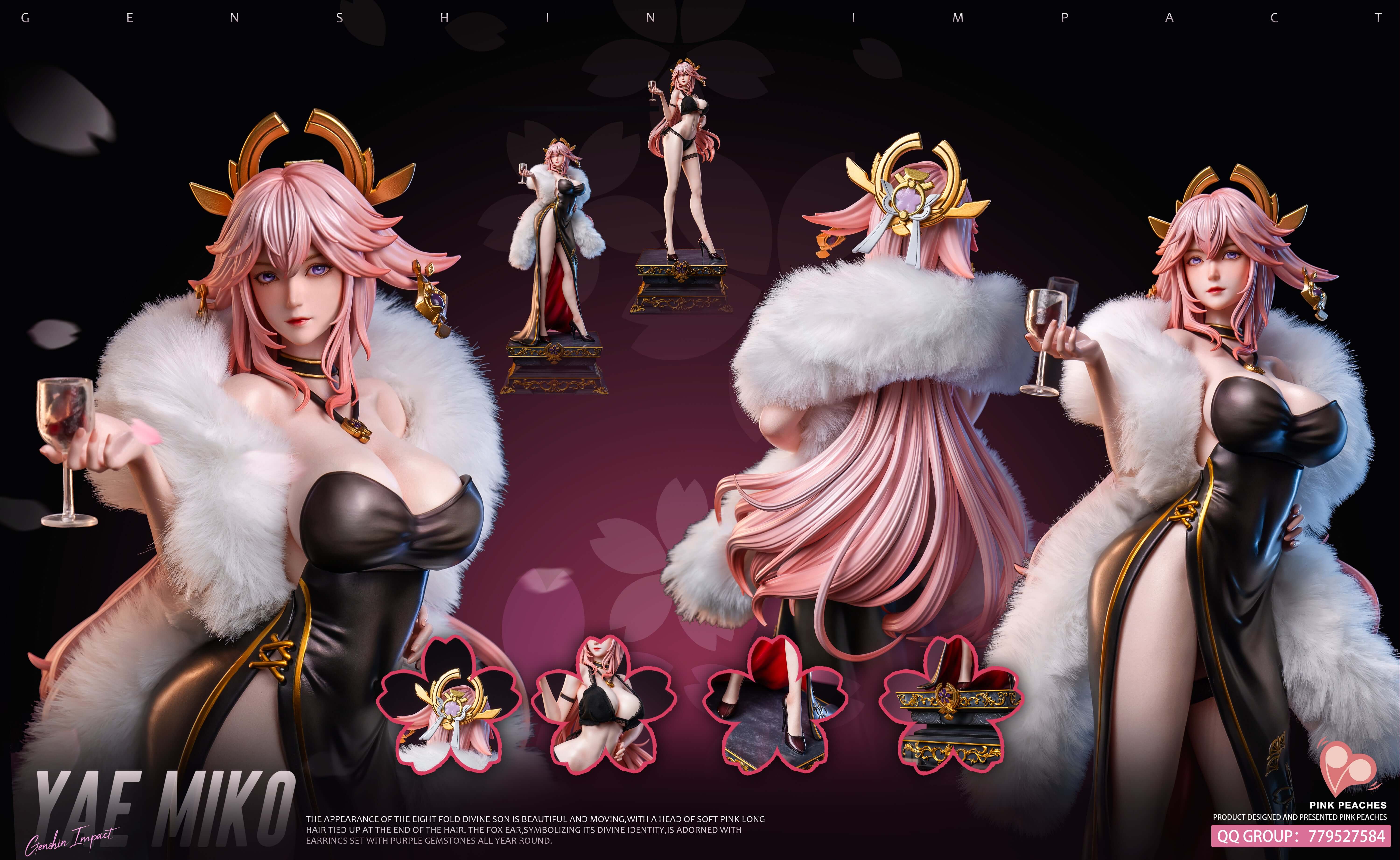 [Pre-order] 1/4 Yae Miko - Pink Peaches Studio