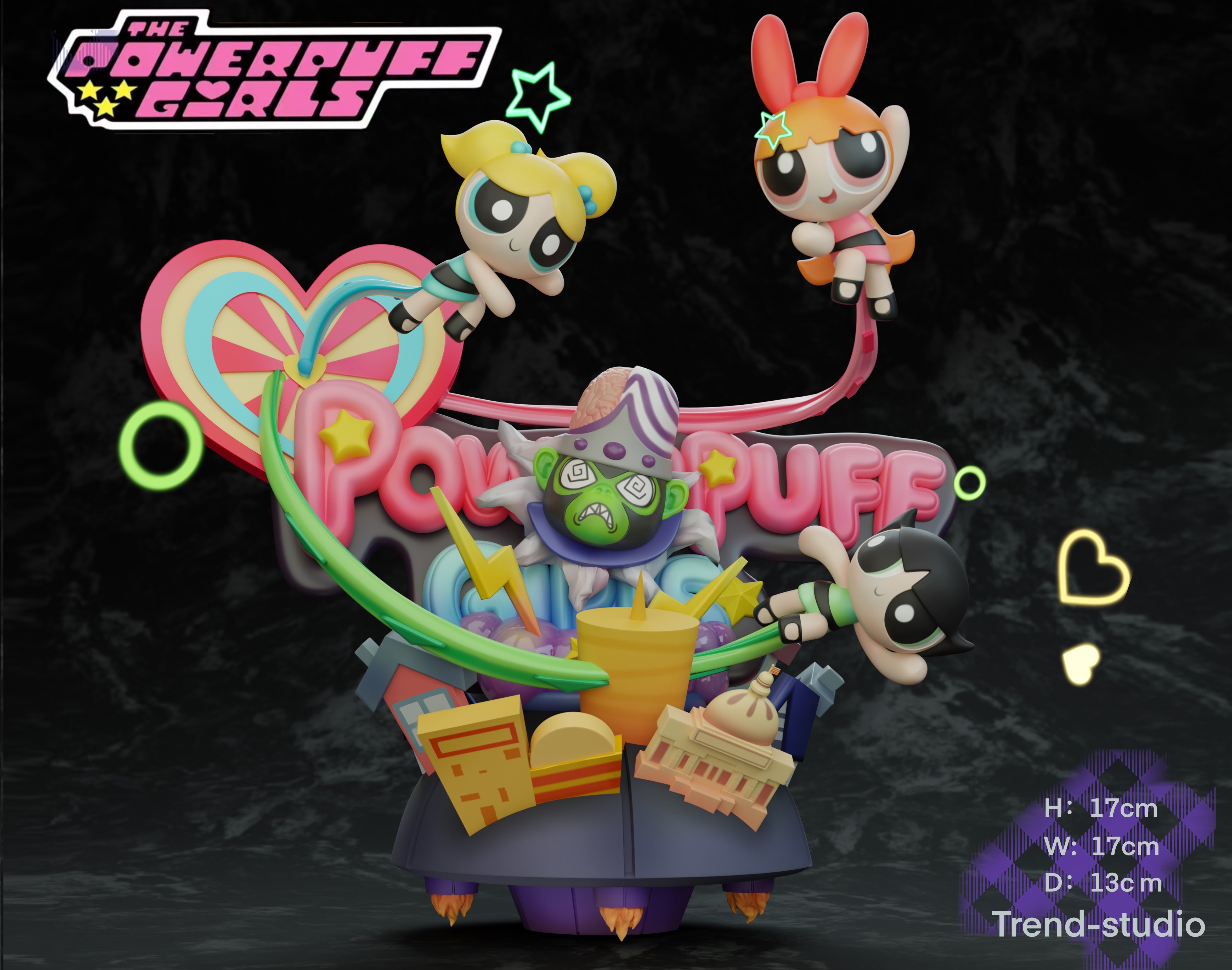 [Pre-order] The Powerpuff Girls vs. Mojo Jojo - Chaoshe Studio