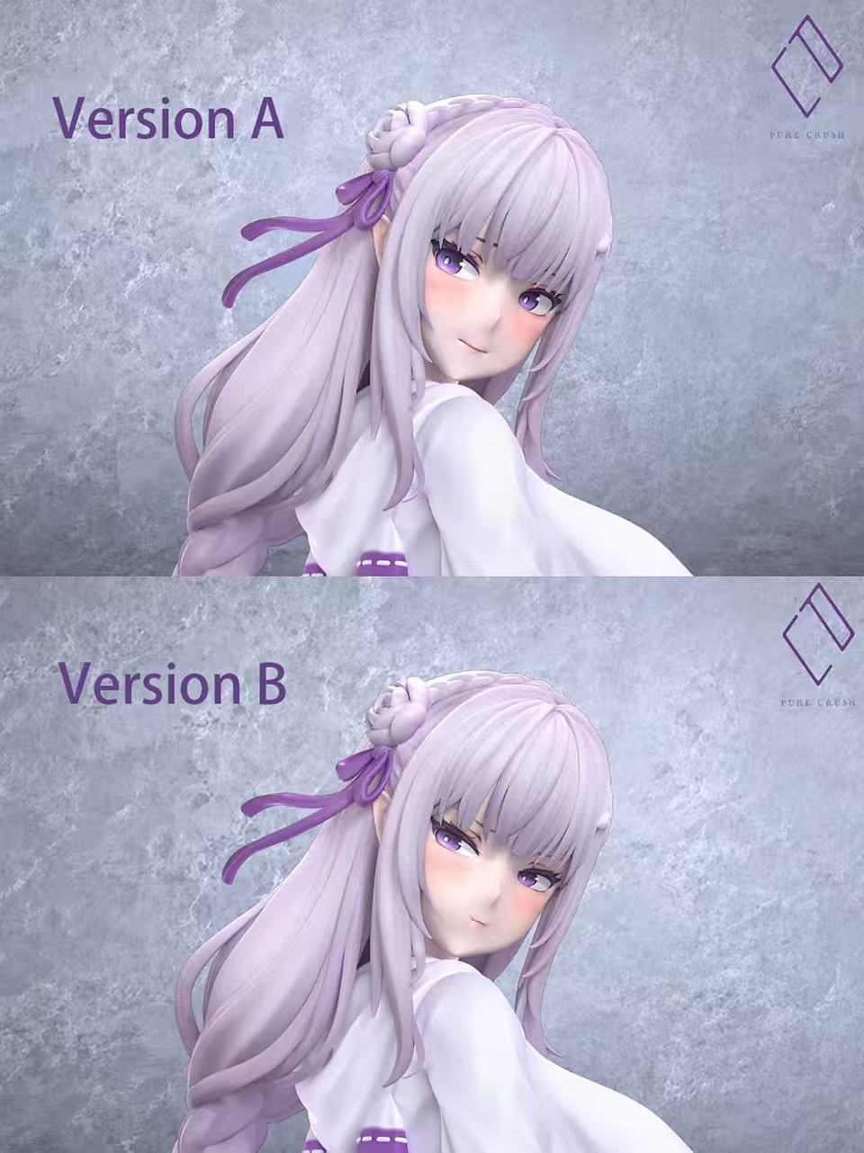 Re:Zero Emilia sexy statue