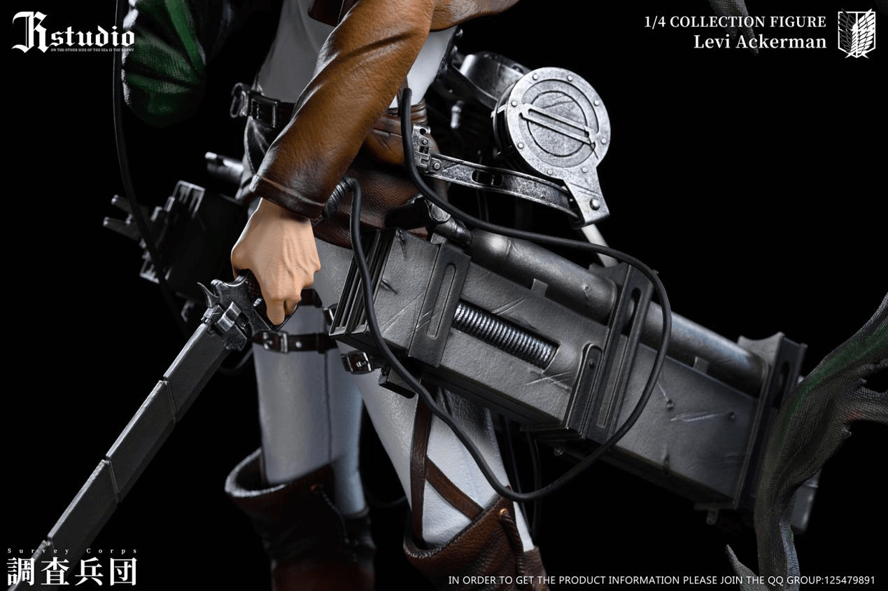 【Pre-order】1/4 Scale Levi Ackermann-Attack on Titan-JR studio