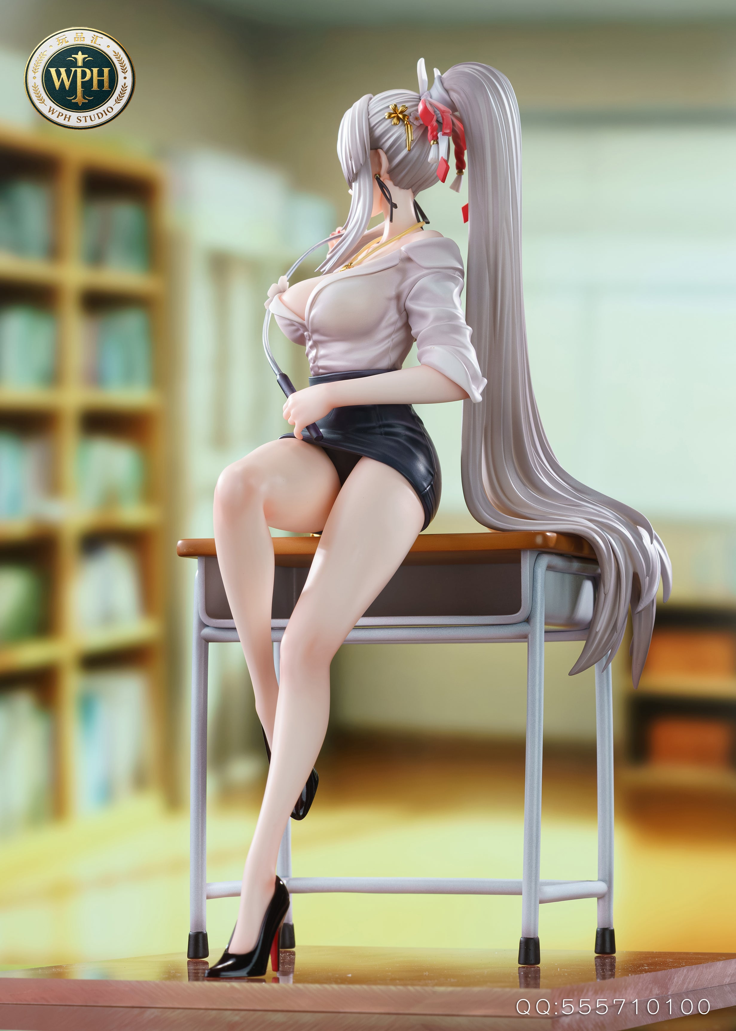 Hiyuki Wuthering Waves anime statue