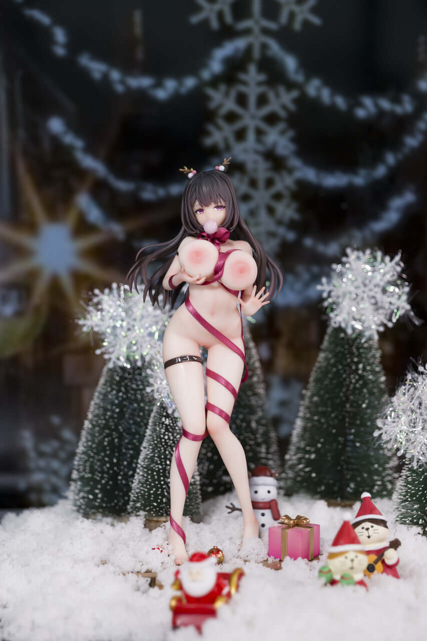 Christmas Deer nude anime figure front