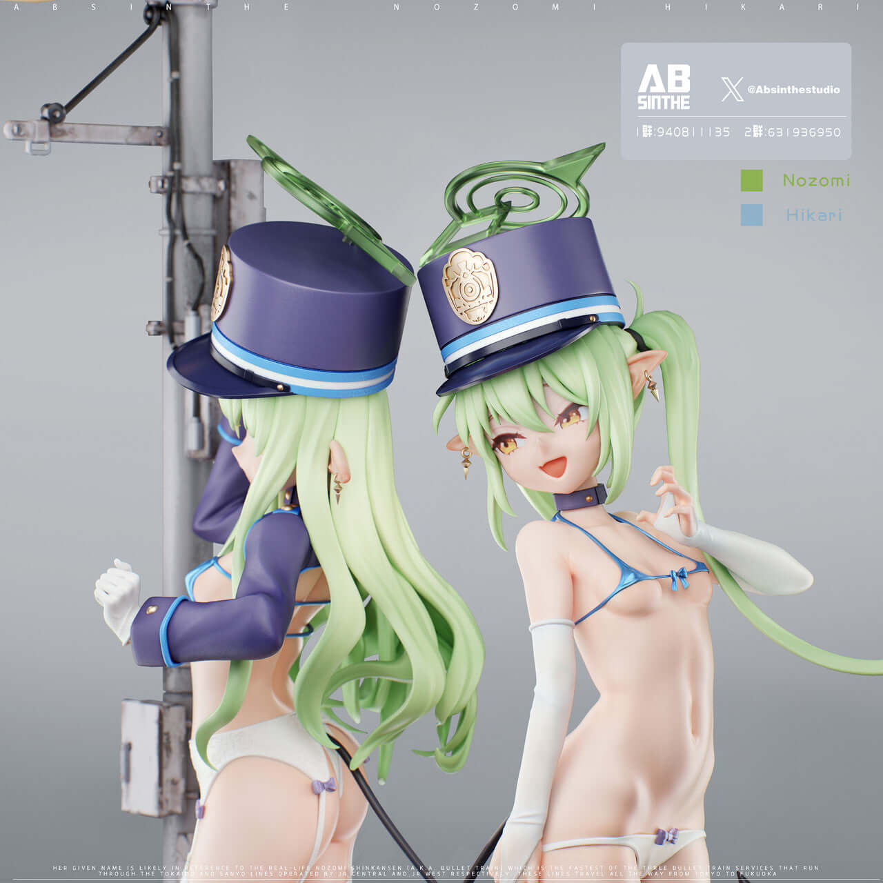 [Pre-order] 1/6 Nozomi & Hikari- ABsinthe GK Figure