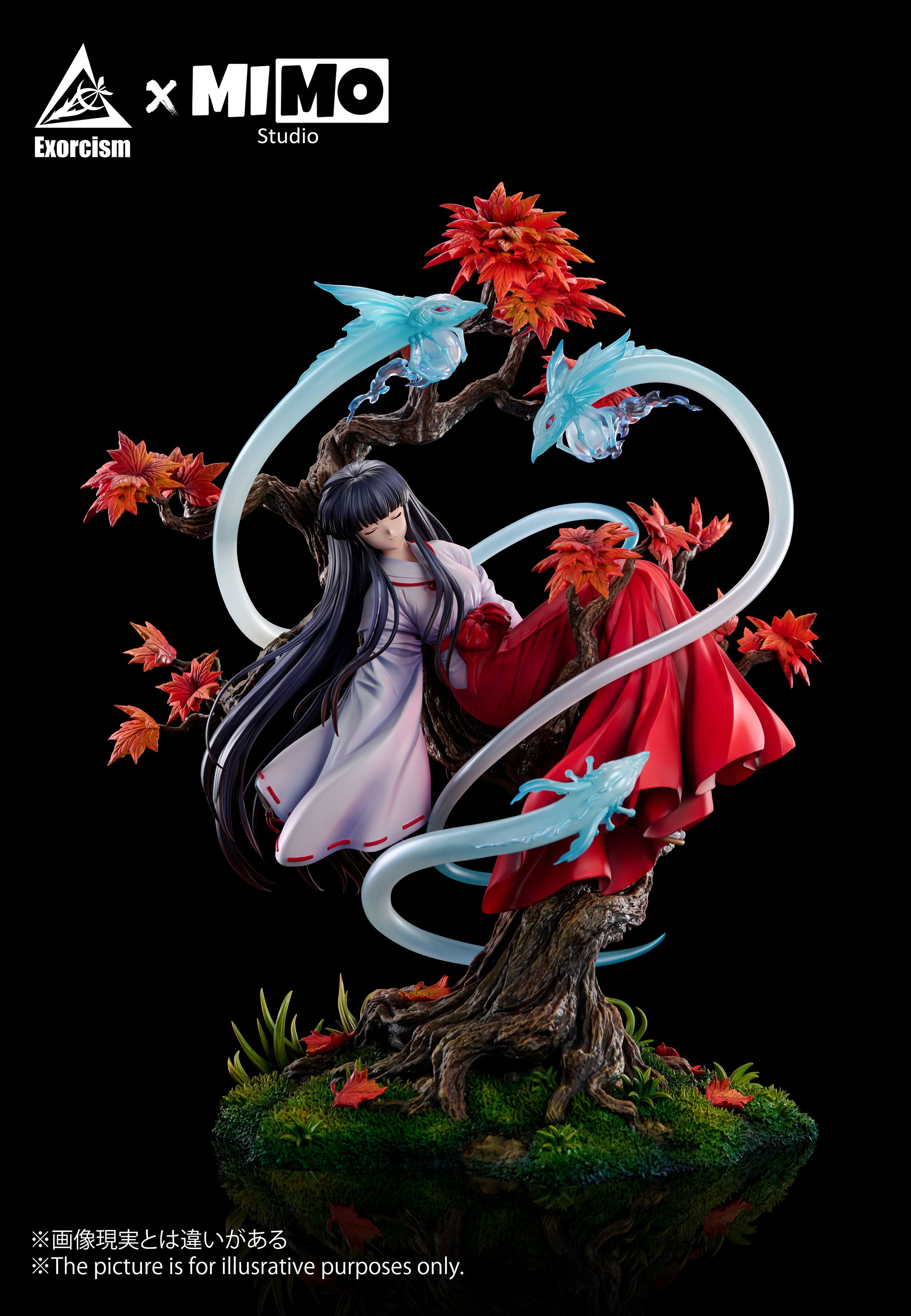 Kikyō Inuyasha statue