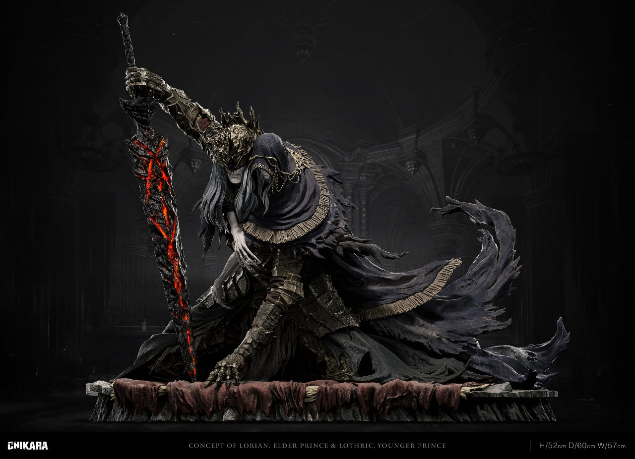 The Twin Princes of Lothric statue