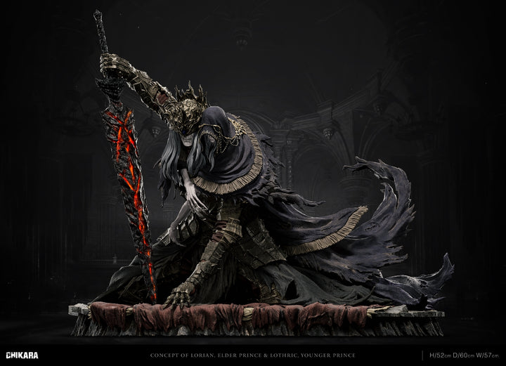 The Twin Princes of Lothric statue