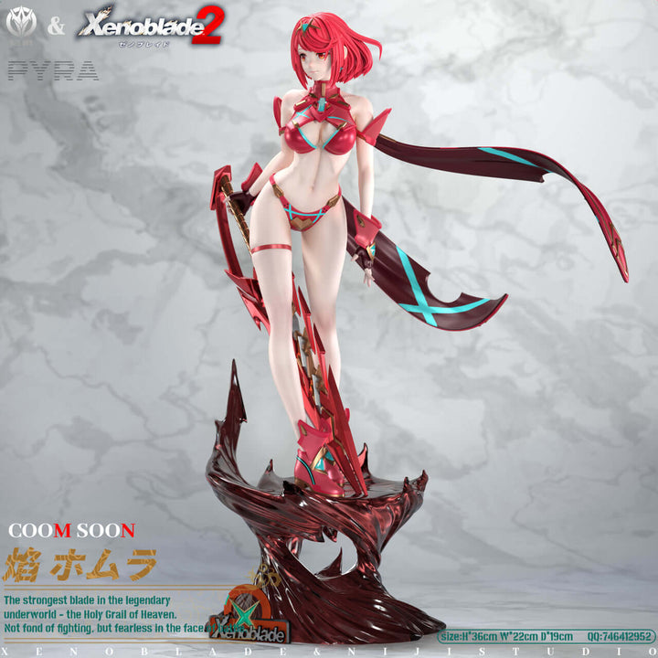 Xenoblade Chronicles 2 Pyra figure left