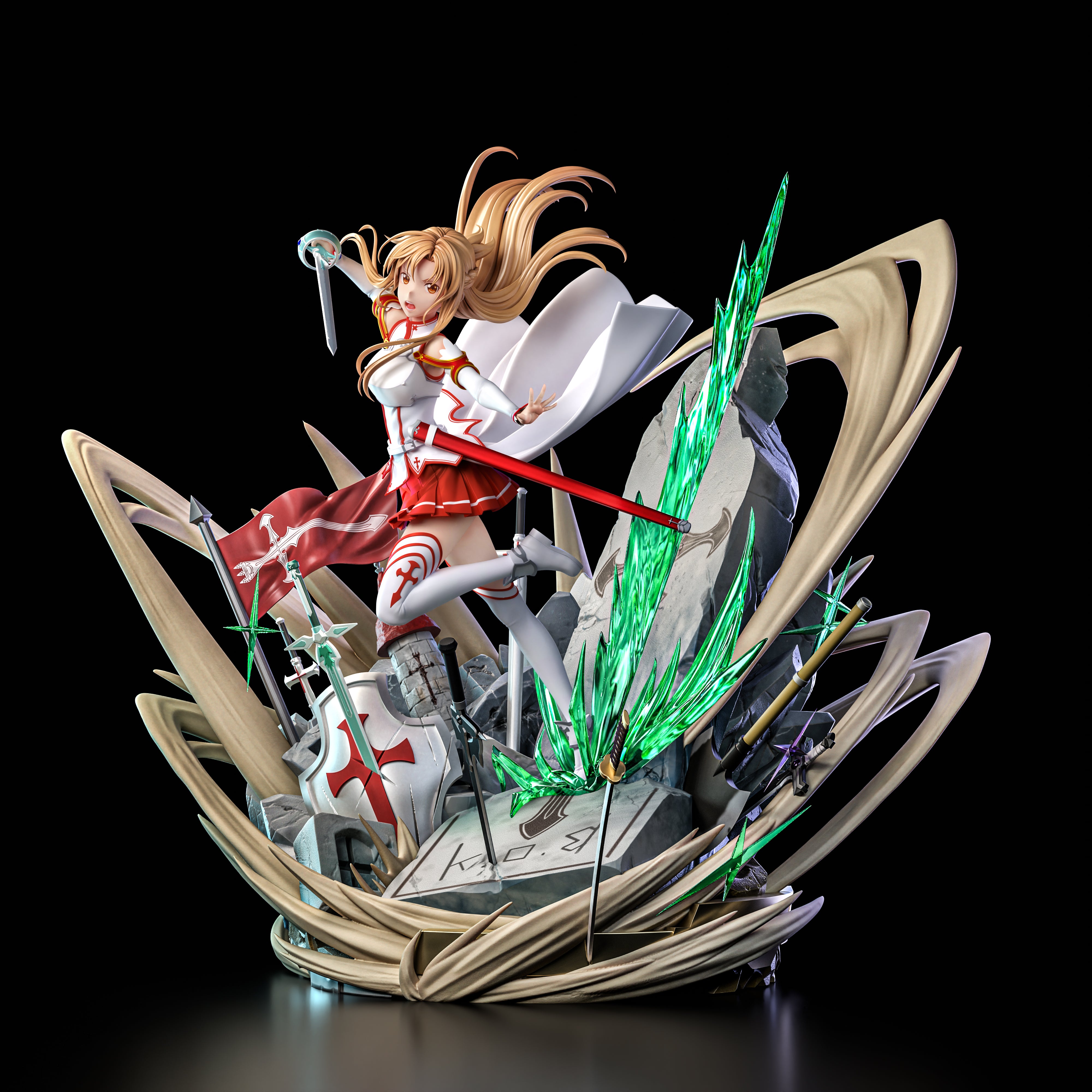 Yuuki Asuna Sword Art Online statue