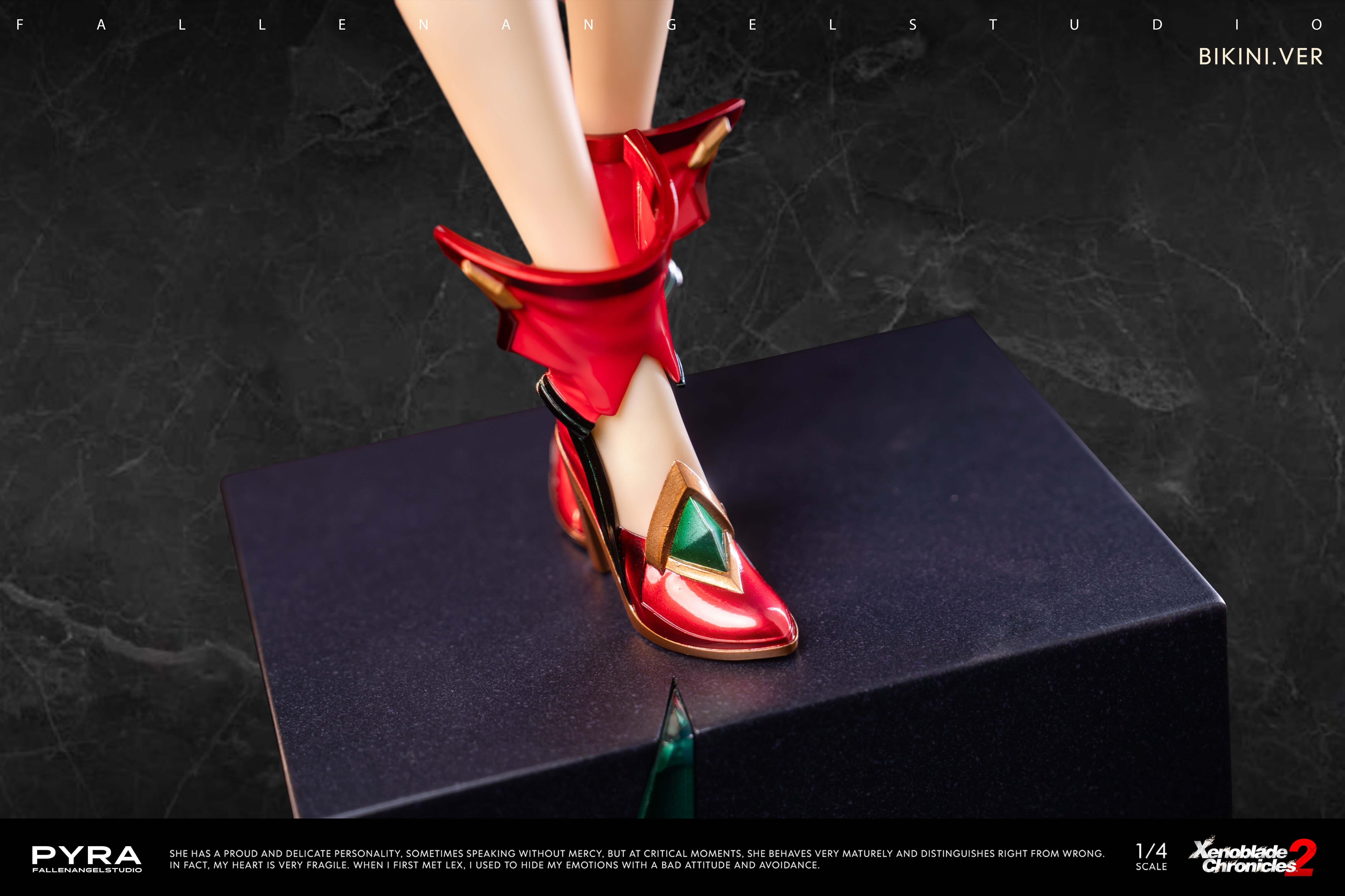 Xenoblade Chronicles 2 Pyra figure_foot details