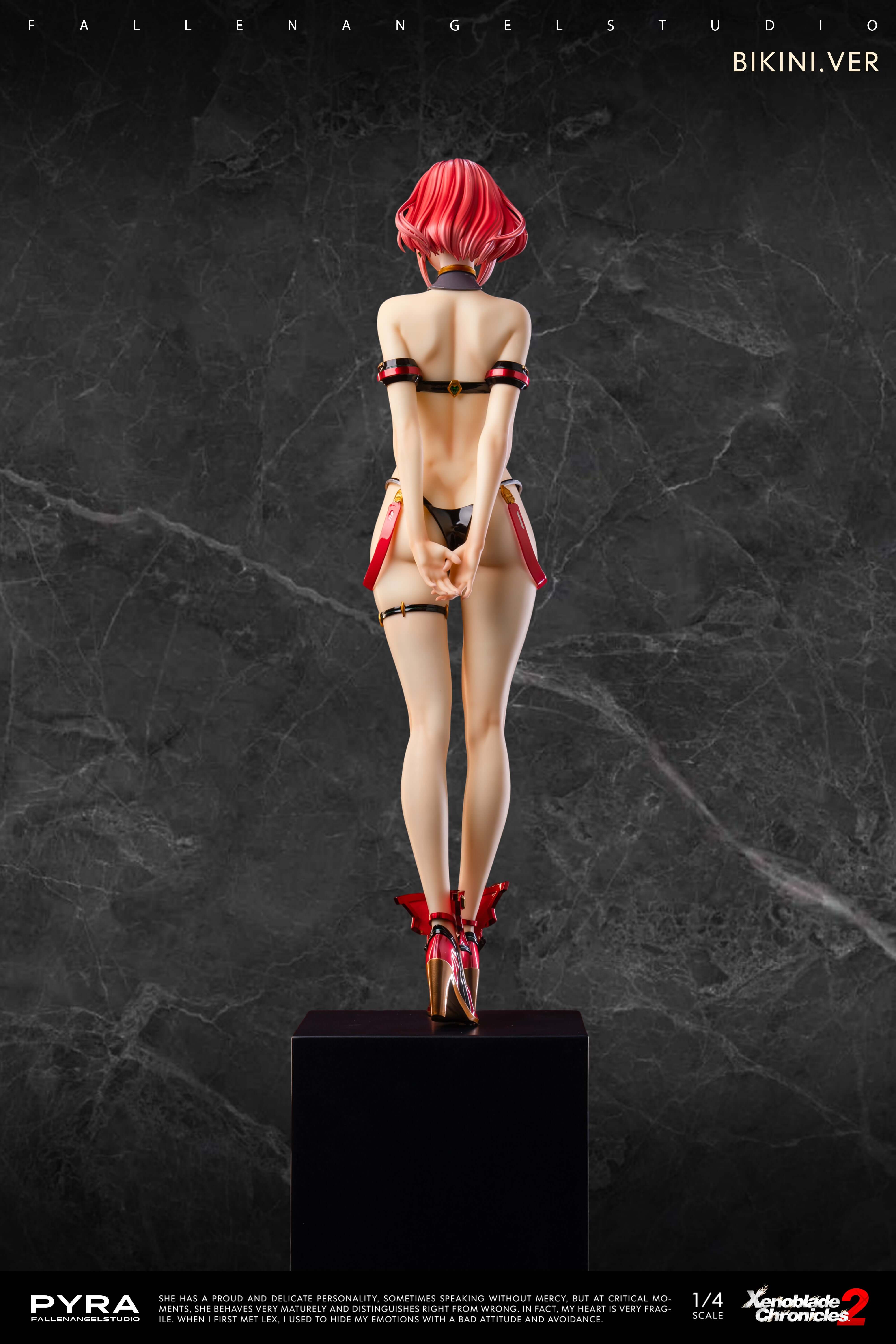 Pyra resin nude figure_back details